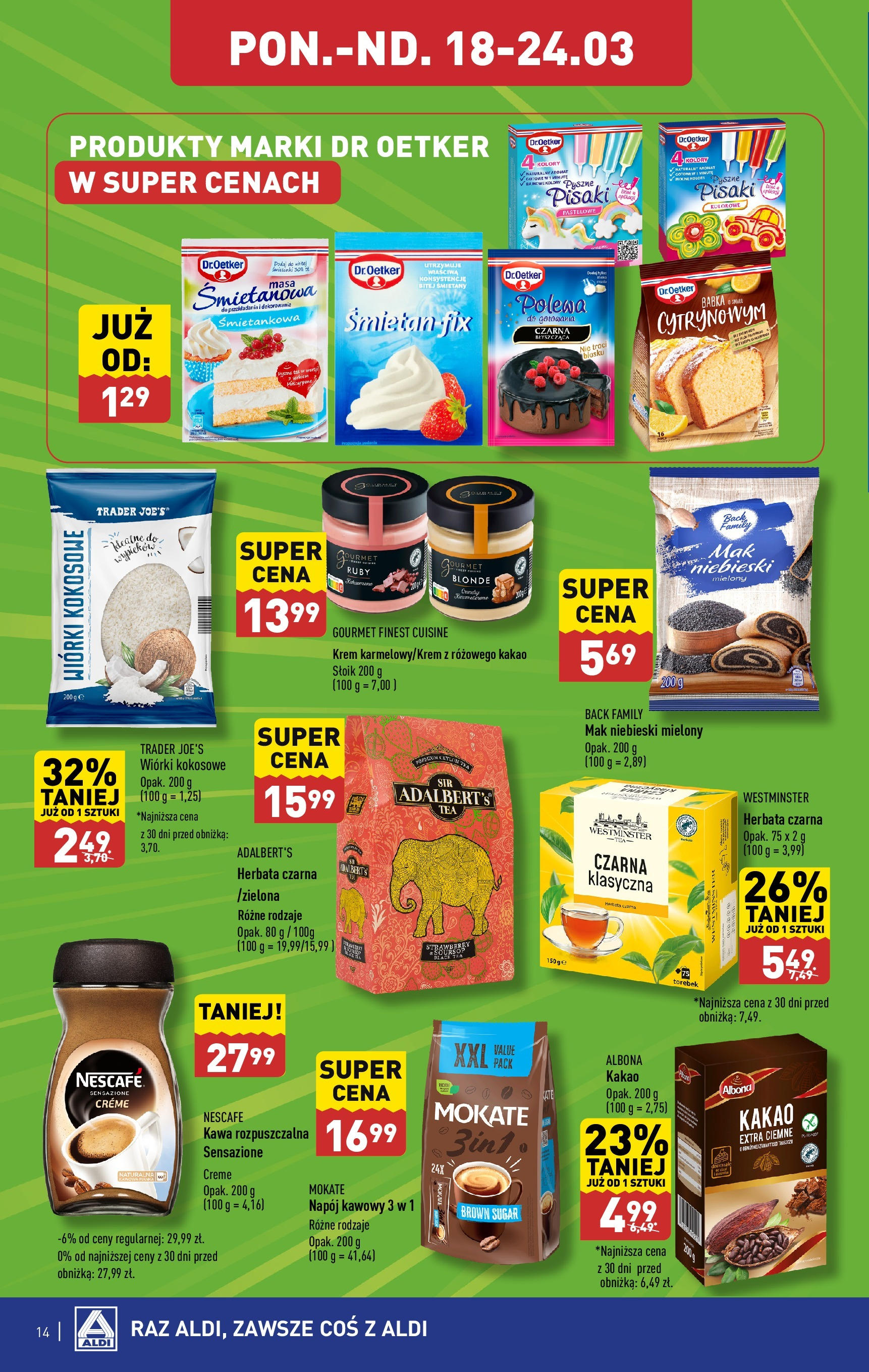 Aldi Gazetka ważna od 18.03.2024 do 24.03.2024 strona 14