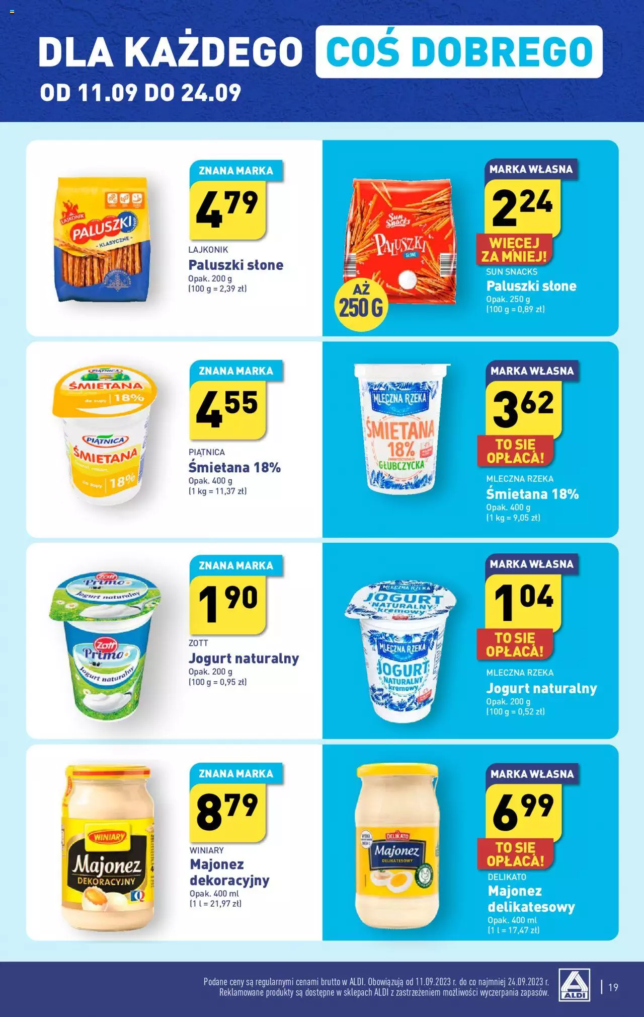 Aldi Gazetka ważna od 18.09.2023 do 23.09.2023 strona 19