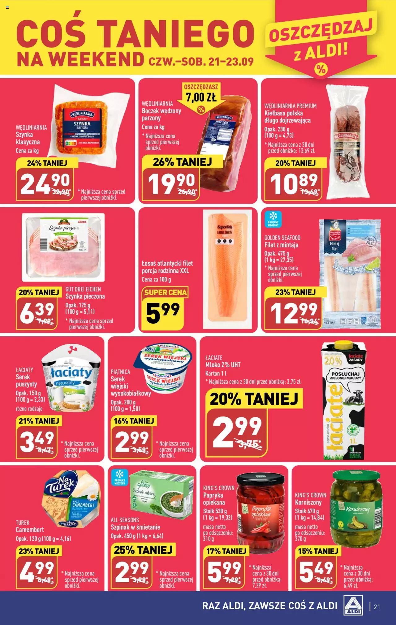 Aldi Gazetka ważna od 18.09.2023 do 23.09.2023 strona 21