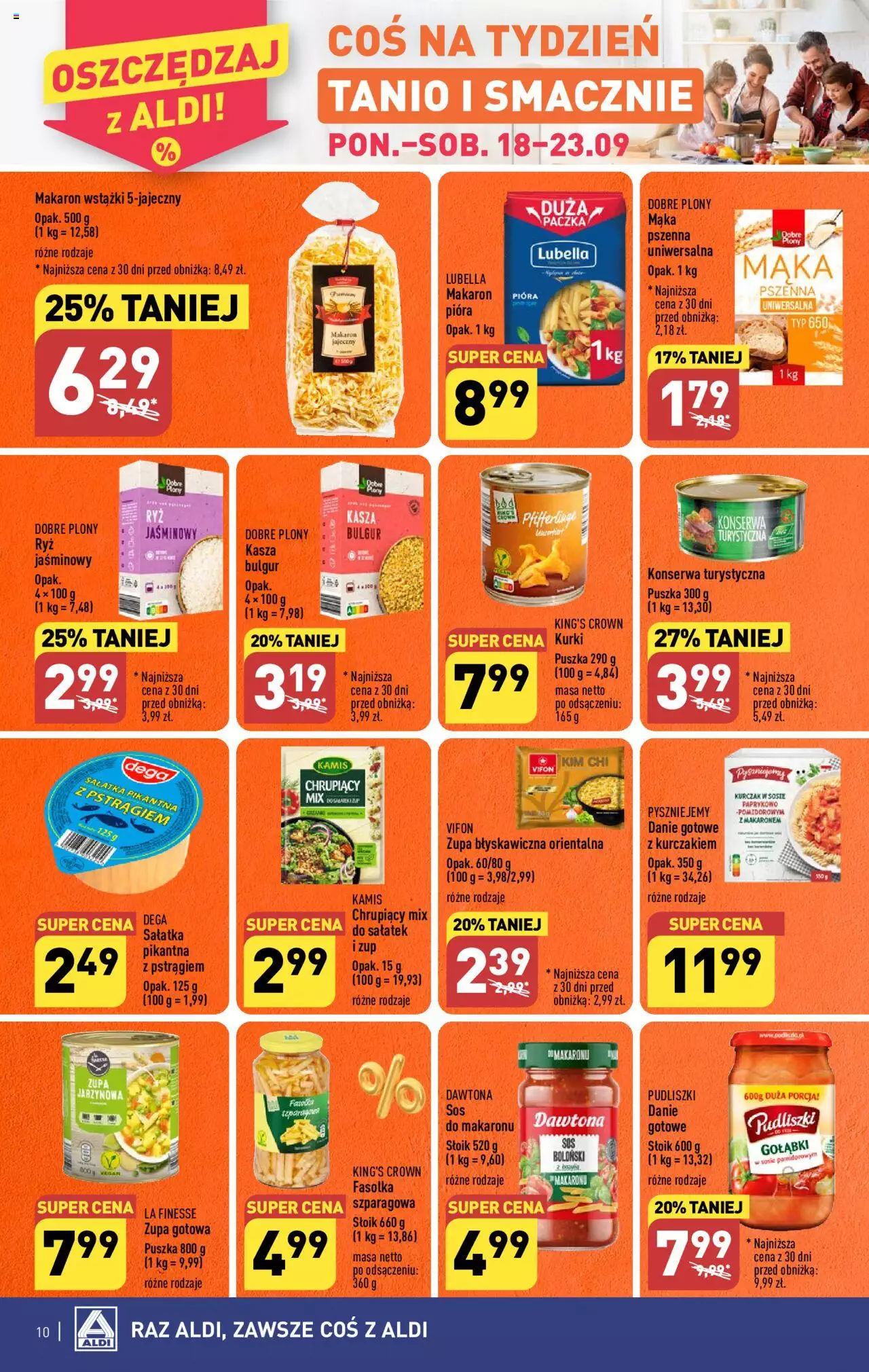 Aldi Gazetka ważna od 18.09.2023 do 23.09.2023 strona 10