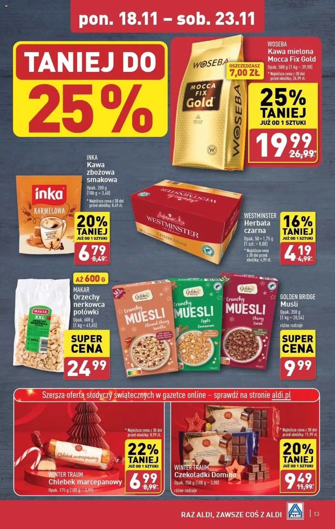 Aldi Gazetka ważna od  18.11.2024 do 23.11.2024 strona 13