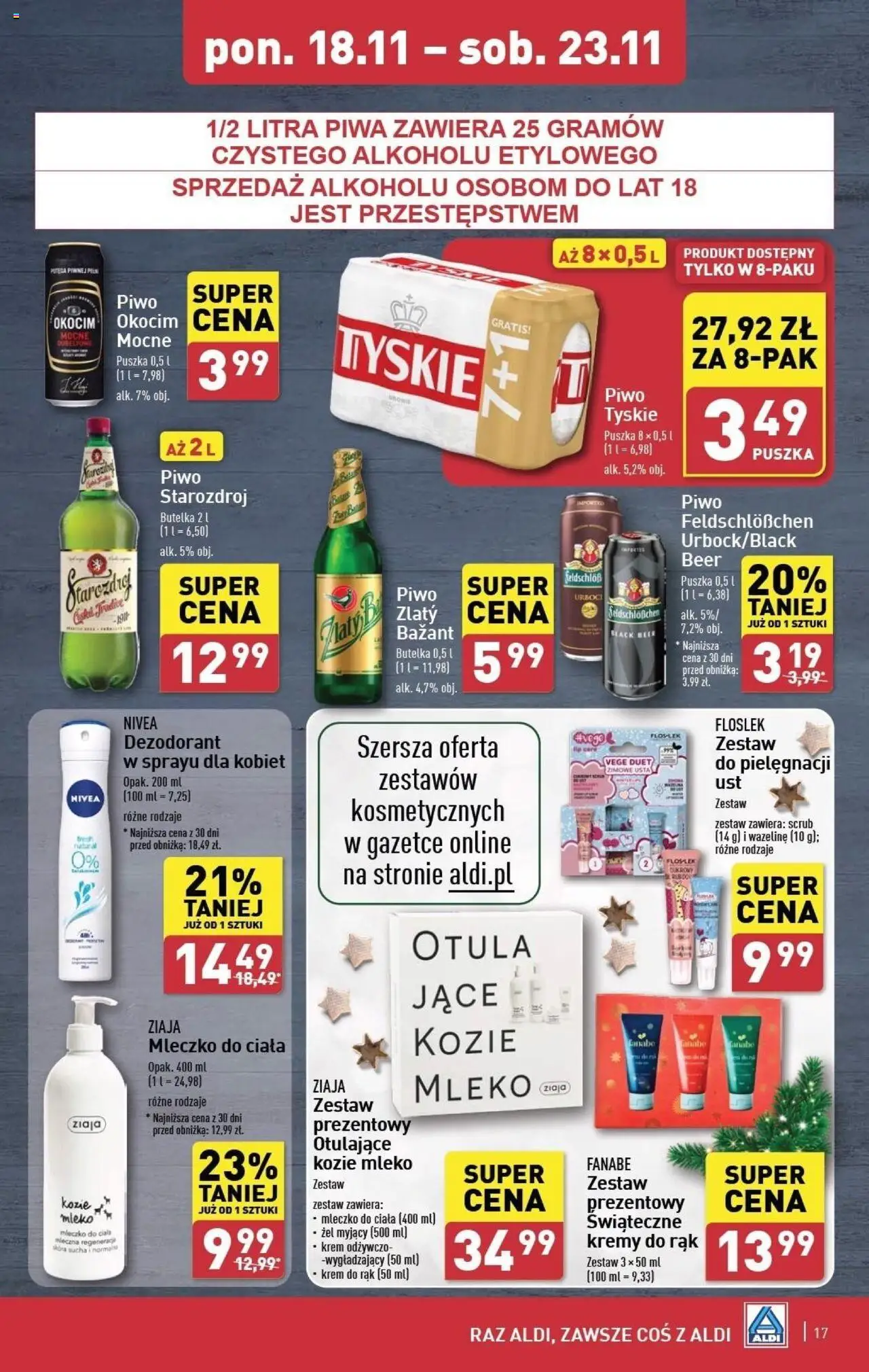 Aldi Gazetka ważna od  18.11.2024 do 23.11.2024 strona 17