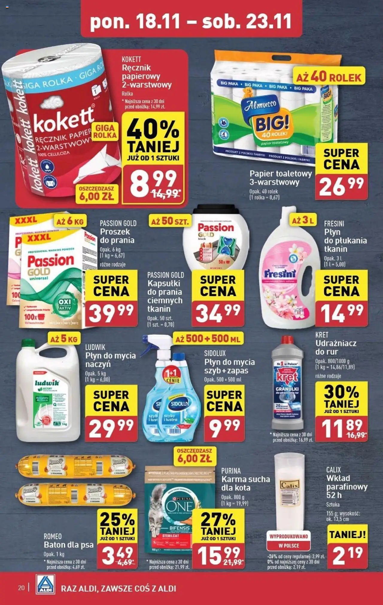 Aldi Gazetka ważna od  18.11.2024 do 23.11.2024 strona 20