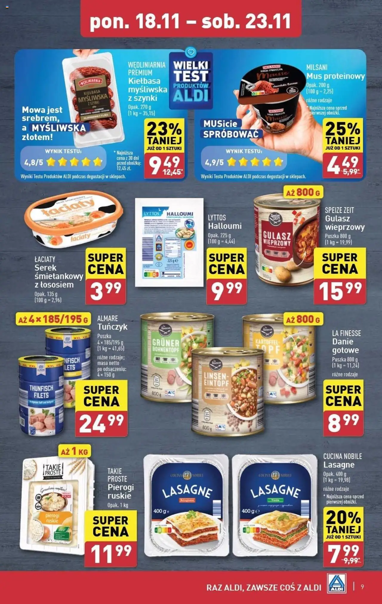Aldi Gazetka ważna od  18.11.2024 do 23.11.2024 strona 9