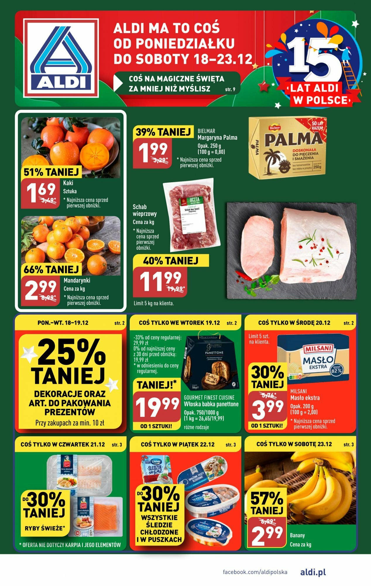 Aldi gazetka ważna od  18.12.2023 do 23.12.2023 strona 1