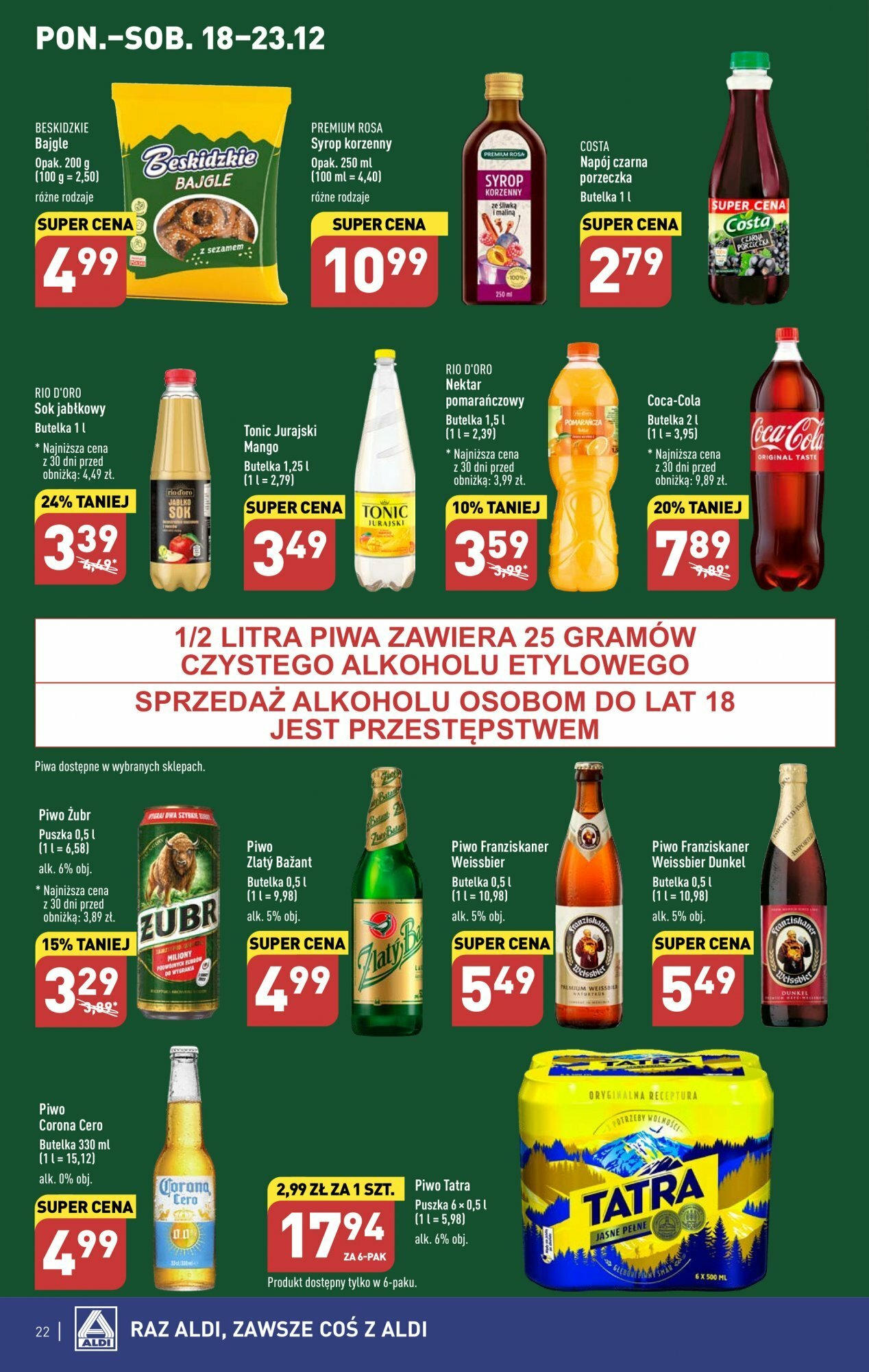 Aldi gazetka ważna od  18.12.2023 do 23.12.2023 strona 23