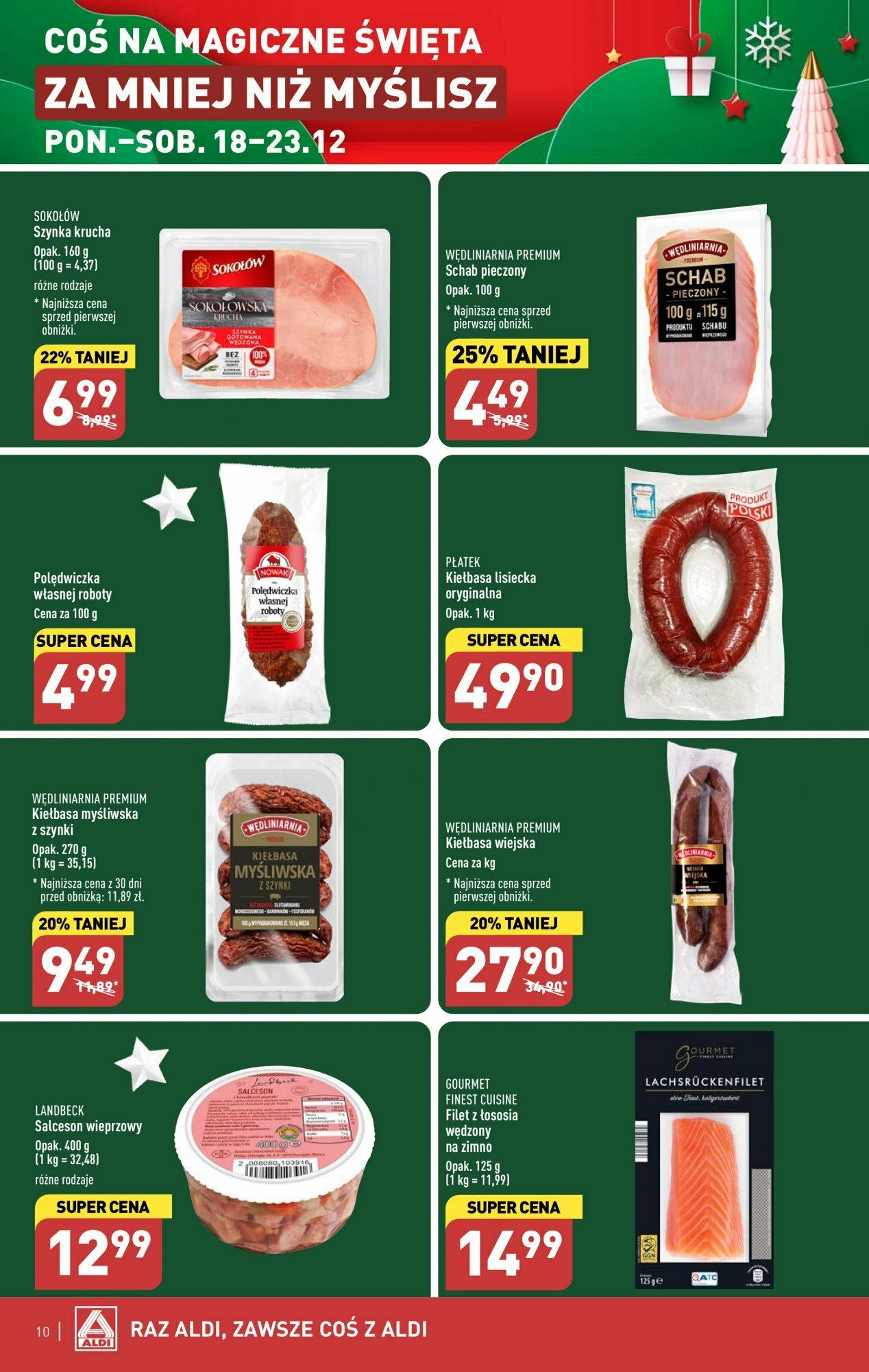 Aldi gazetka ważna od  18.12.2023 do 23.12.2023 strona 10