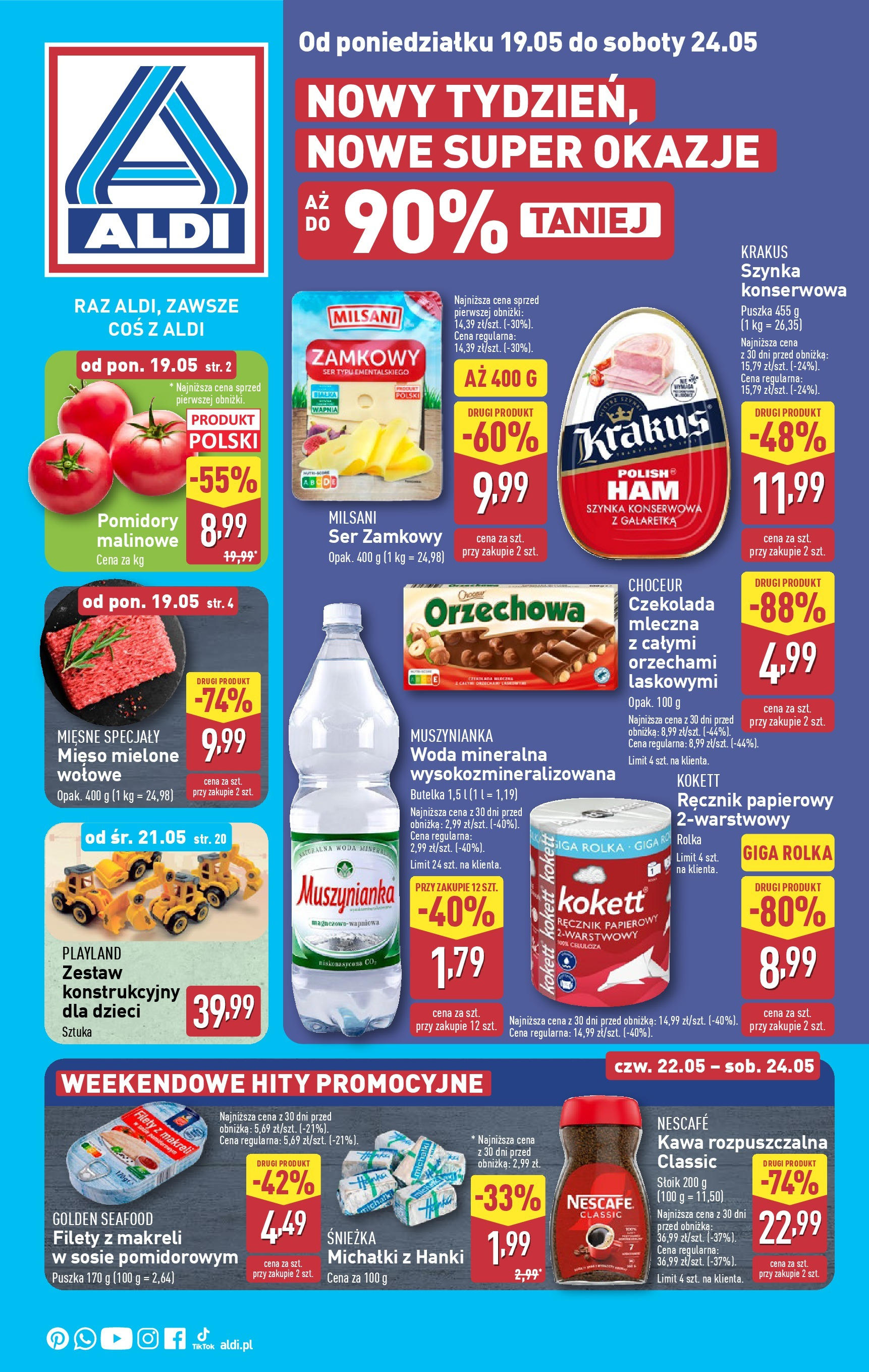 Aldi Gazetka ważna od 19.05.2025 do 24.05.2025 strona 1