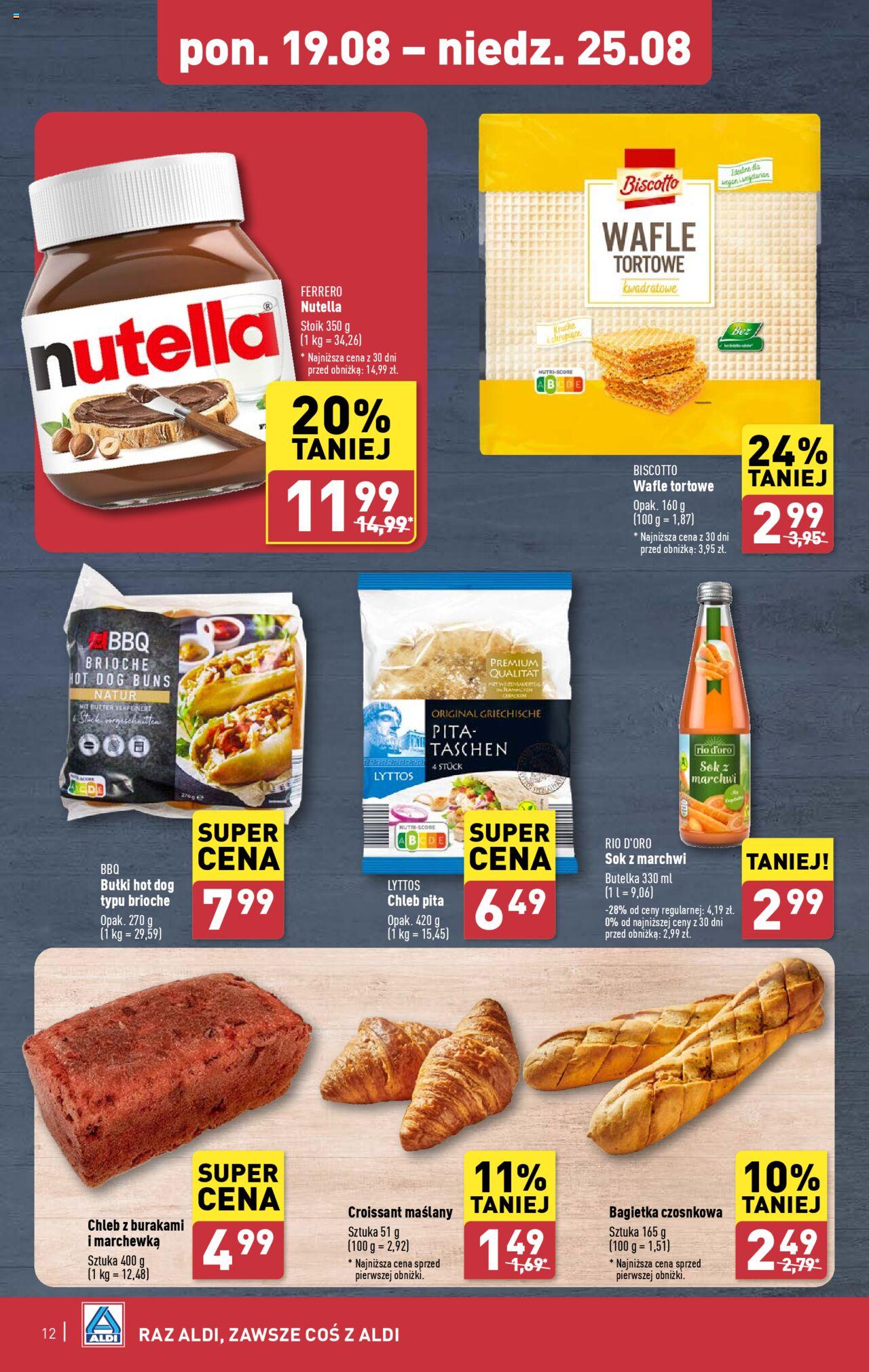 Aldi Gazetka ważna od 19.08.2024 do 25.08.2024 strona 12