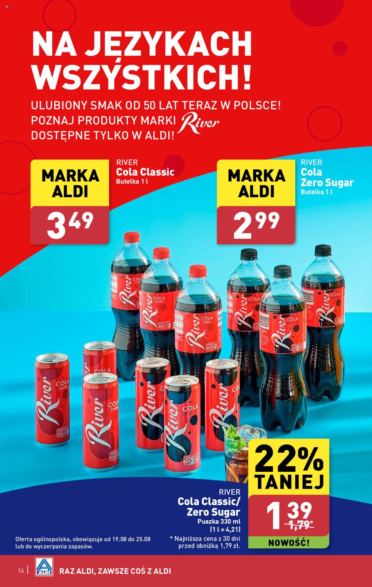 Aldi Gazetka ważna od 19.08.2024 do 25.08.2024 strona 14