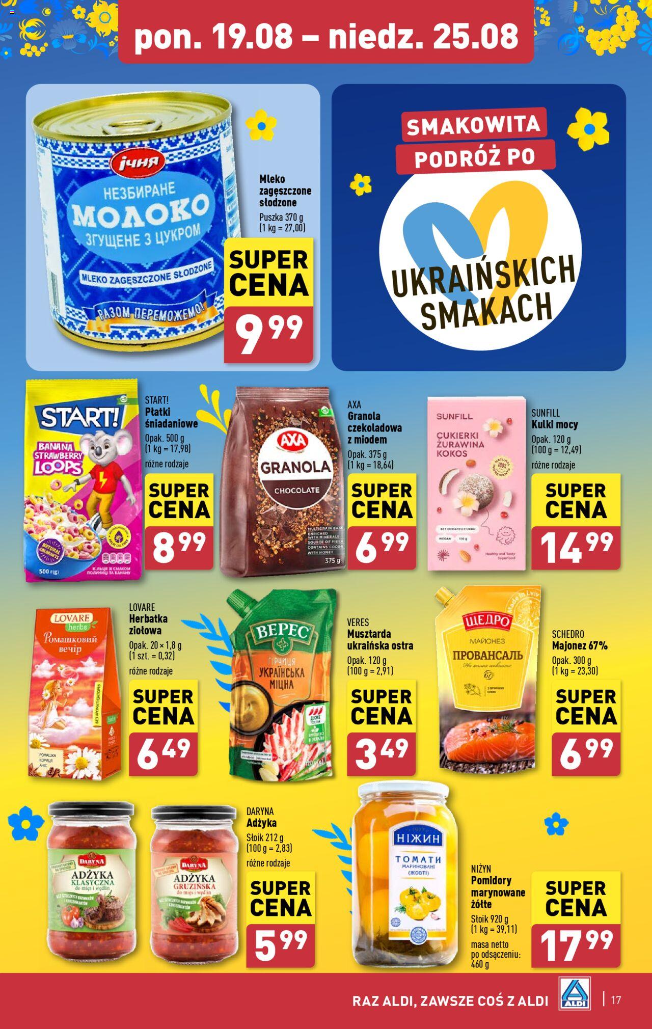 Aldi Gazetka ważna od 19.08.2024 do 25.08.2024 strona 17