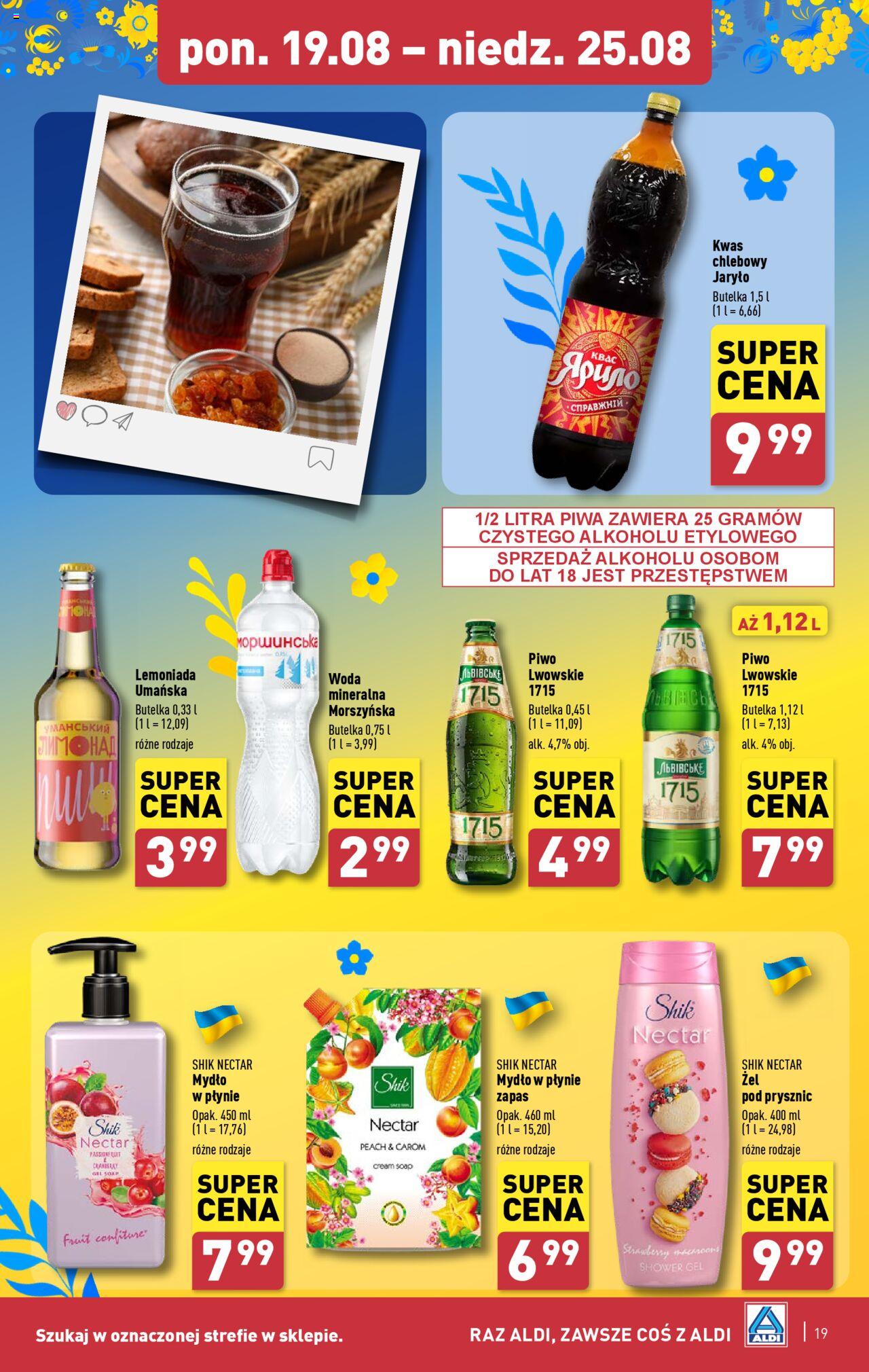 Aldi Gazetka ważna od 19.08.2024 do 25.08.2024 strona 19