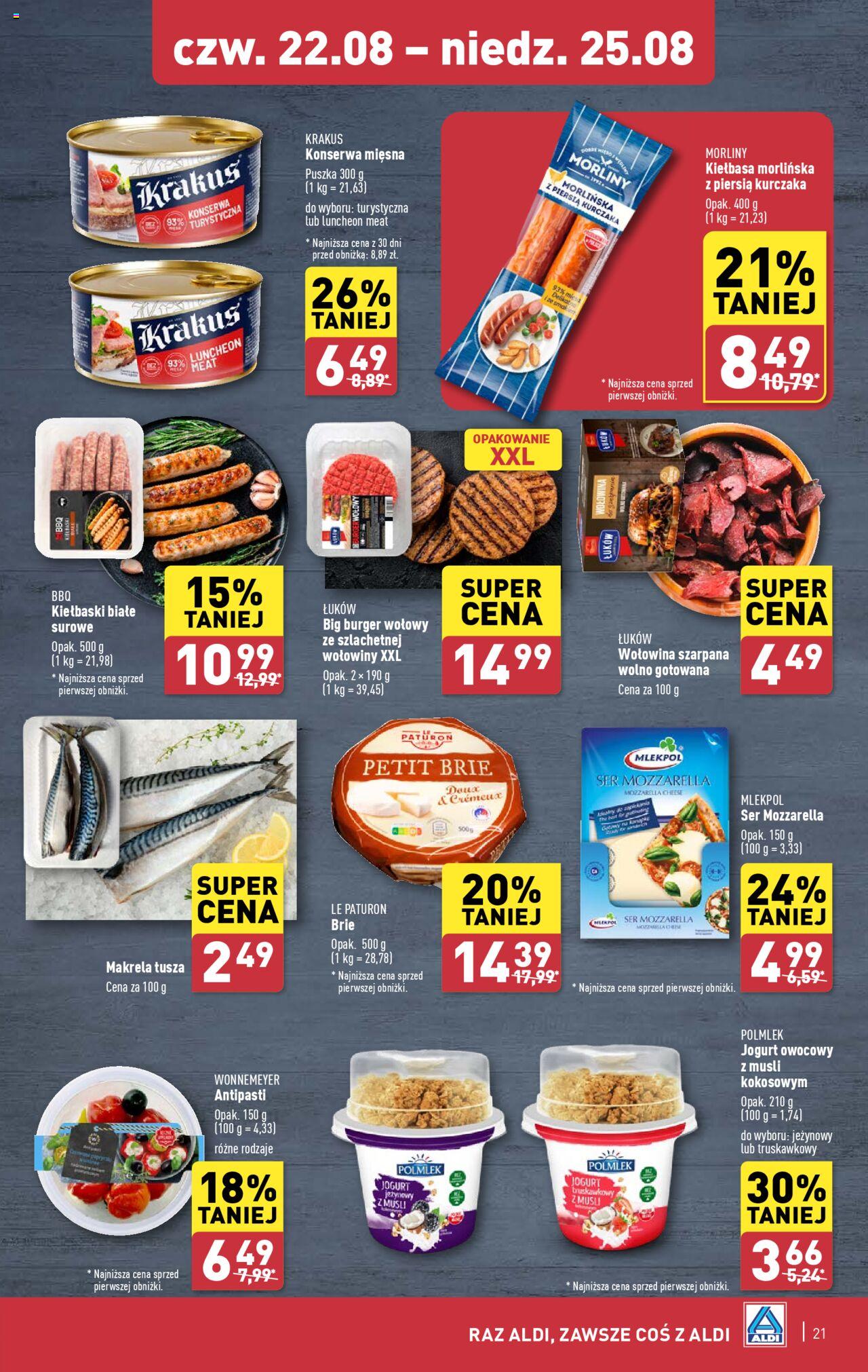 Aldi Gazetka ważna od 19.08.2024 do 25.08.2024 strona 21