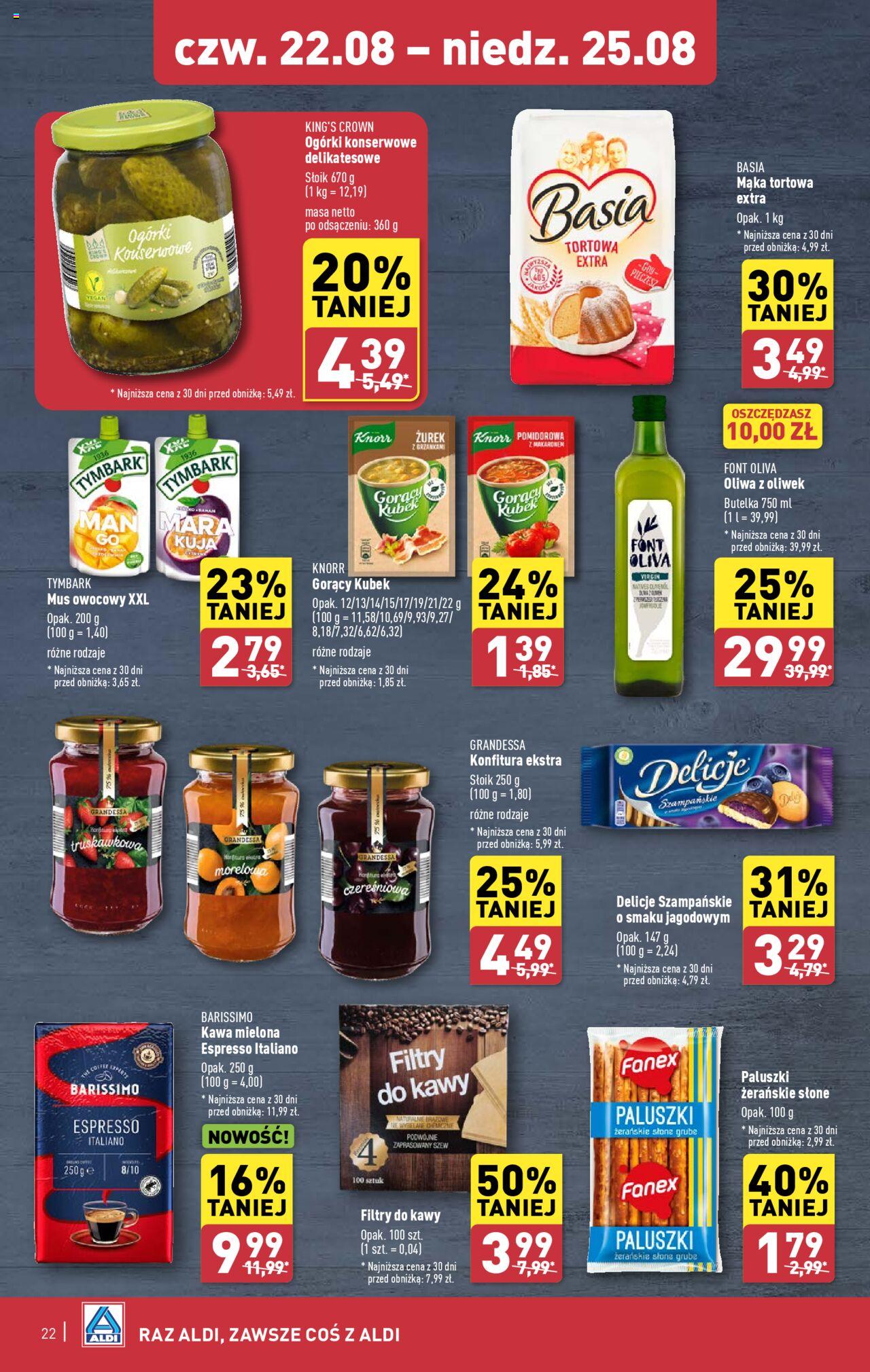 Aldi Gazetka ważna od 19.08.2024 do 25.08.2024 strona 22