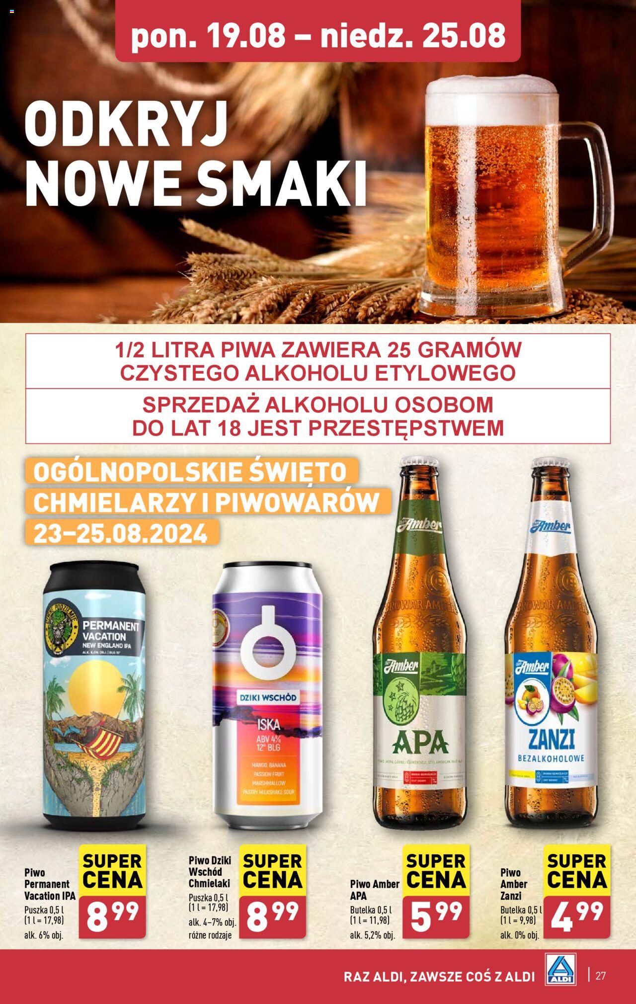 Aldi Gazetka ważna od 19.08.2024 do 25.08.2024 strona 27