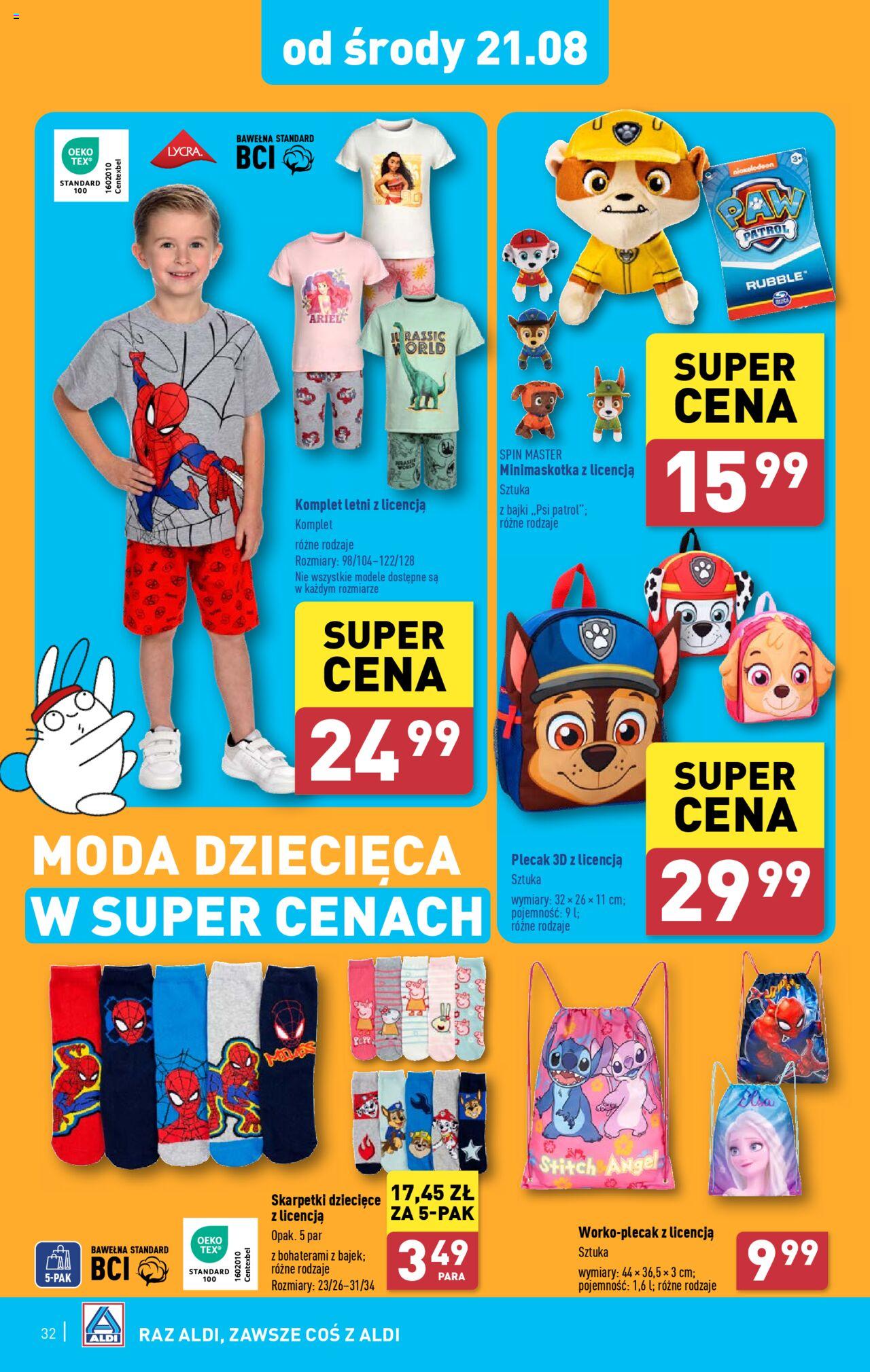 Aldi Gazetka ważna od 19.08.2024 do 25.08.2024 strona 32