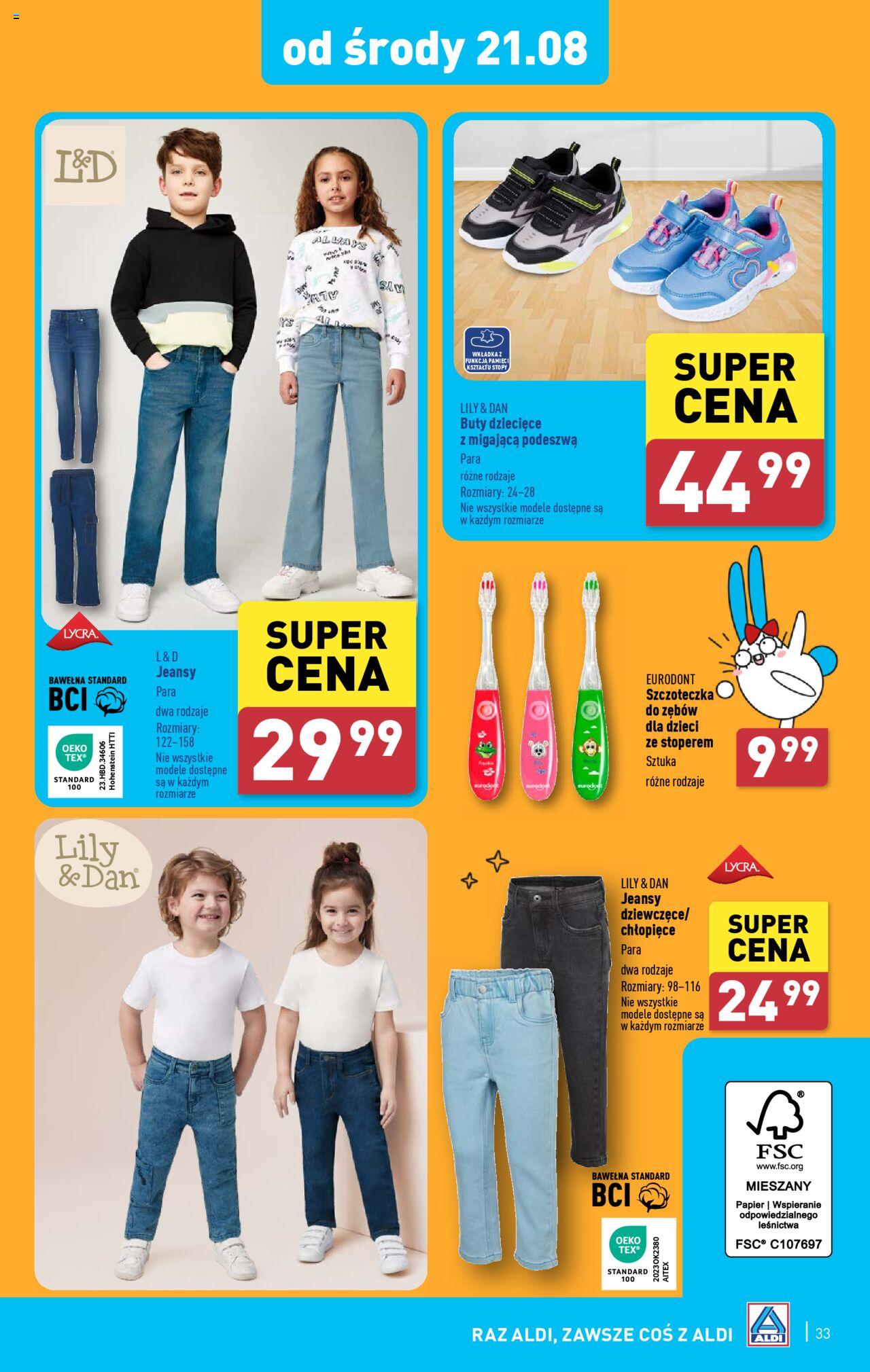 Aldi Gazetka ważna od 19.08.2024 do 25.08.2024 strona 33