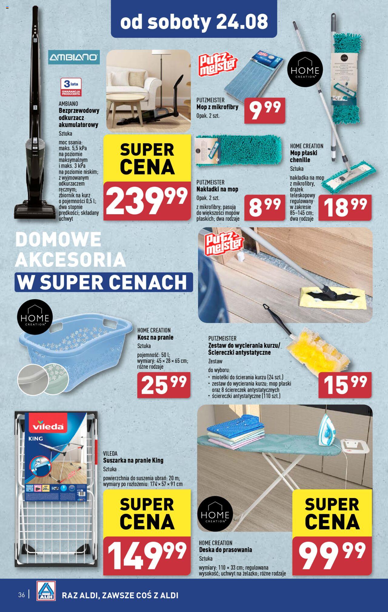 Aldi Gazetka ważna od 19.08.2024 do 25.08.2024 strona 36