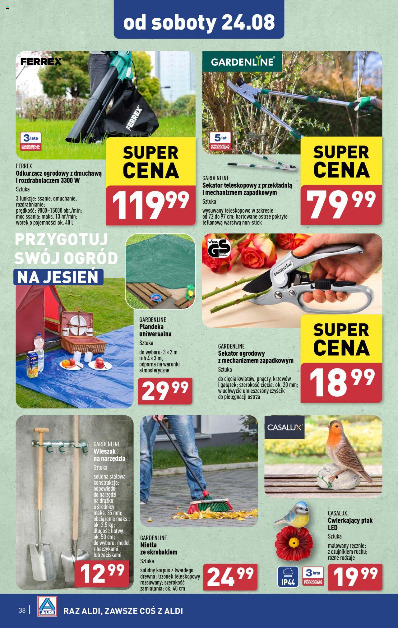 Aldi Gazetka ważna od 19.08.2024 do 25.08.2024 strona 38