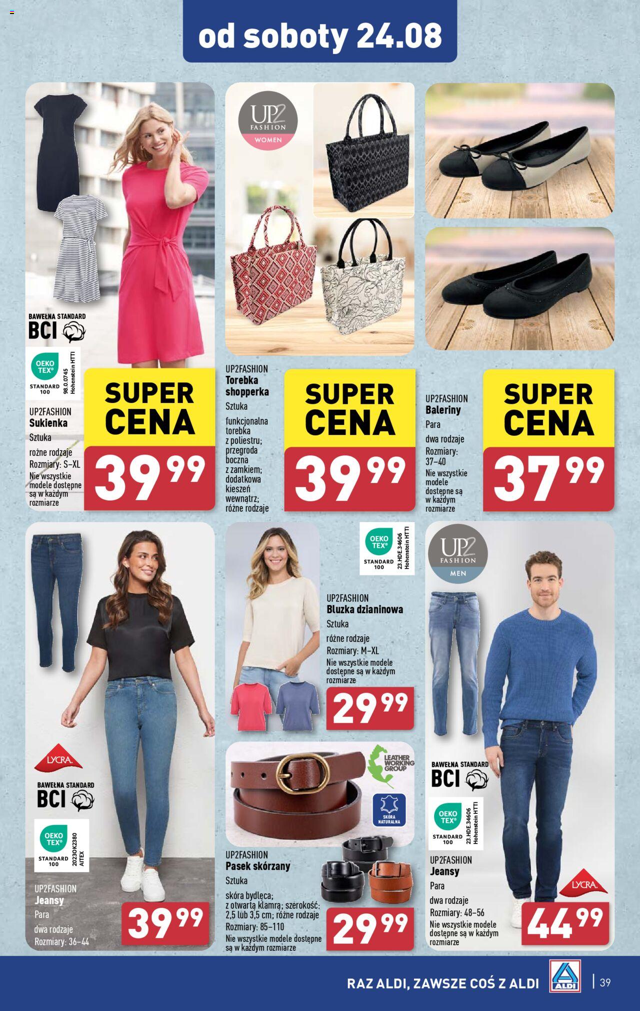 Aldi Gazetka ważna od 19.08.2024 do 25.08.2024 strona 39