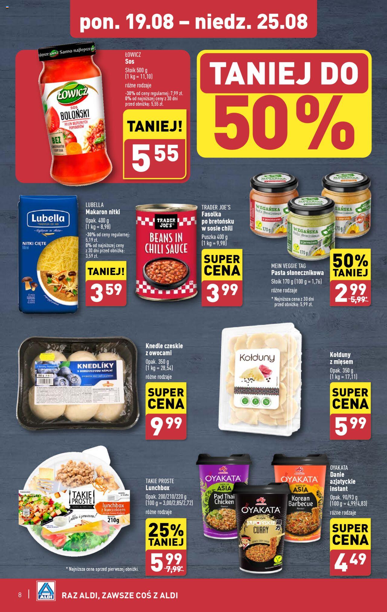 Aldi Gazetka ważna od 19.08.2024 do 25.08.2024 strona 8