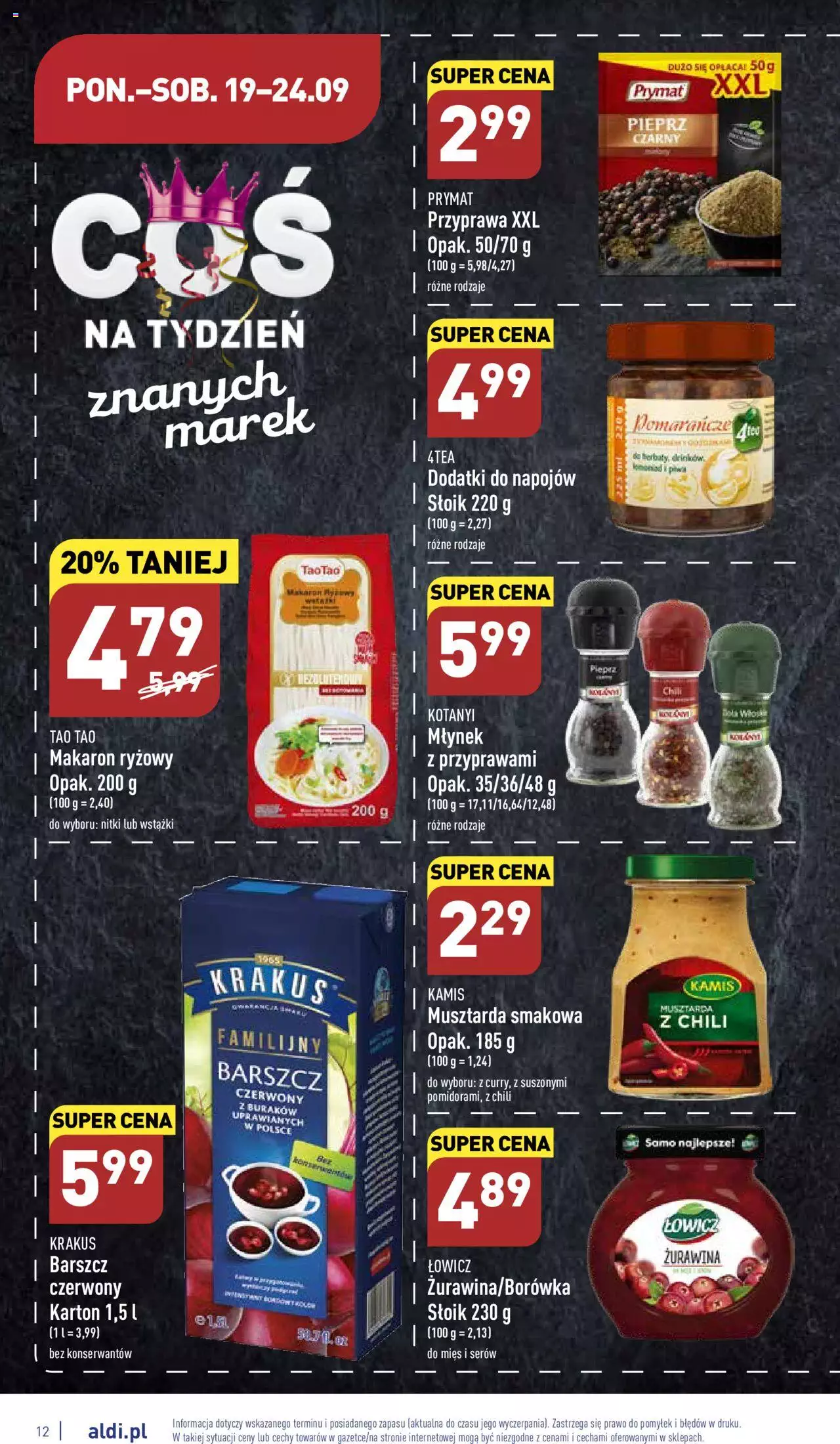Aldi gazetka ważna od 19.09.2022 do 24.09.2022 strona 12