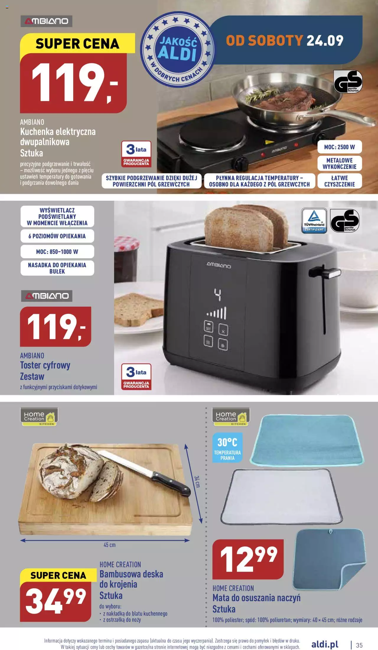 Aldi gazetka ważna od 19.09.2022 do 24.09.2022 strona 35