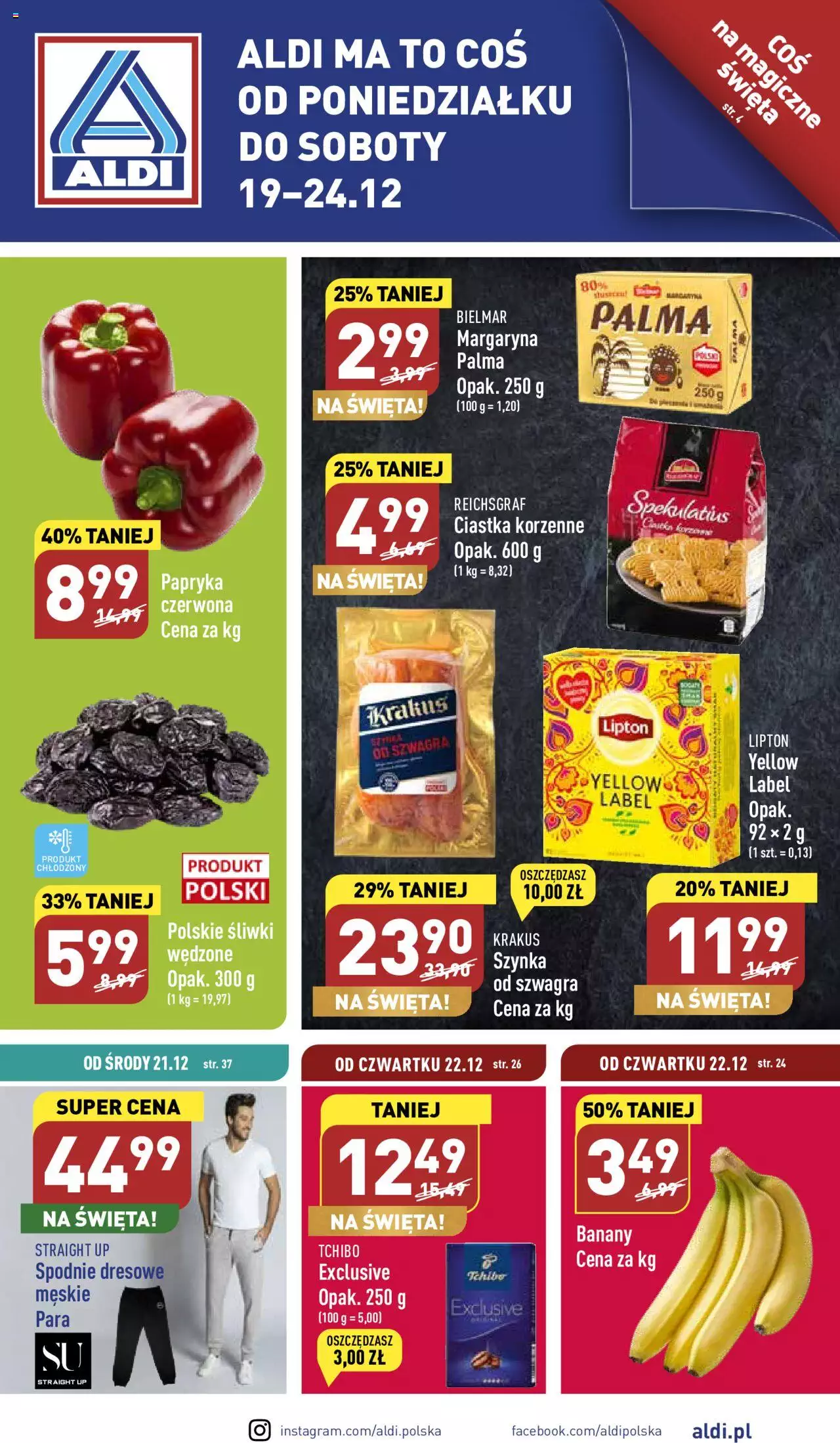 Aldi gazetka ważna od  19.12.2022 do 24.12.2022 strona 1