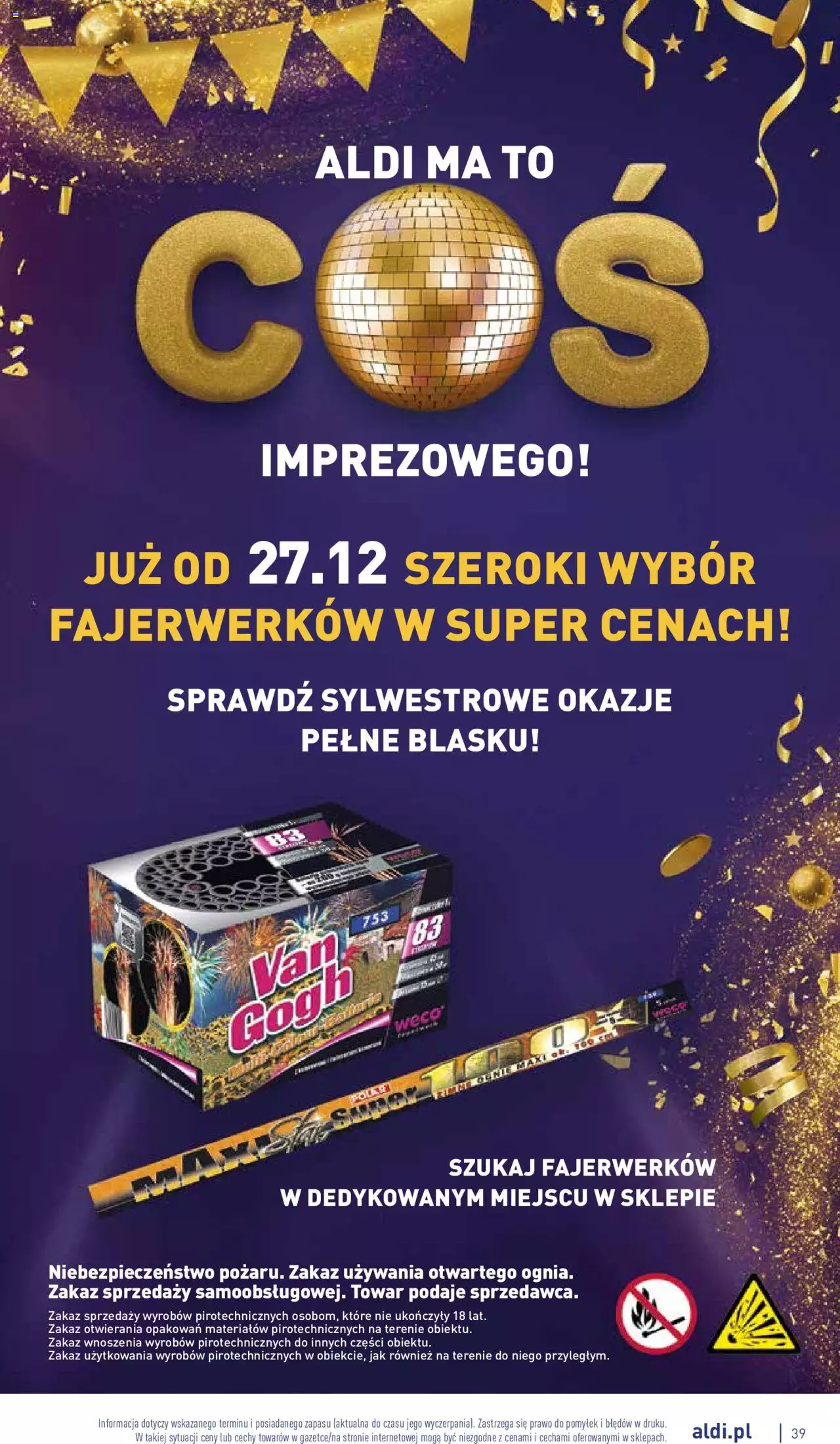 Aldi gazetka ważna od  19.12.2022 do 24.12.2022 strona 39
