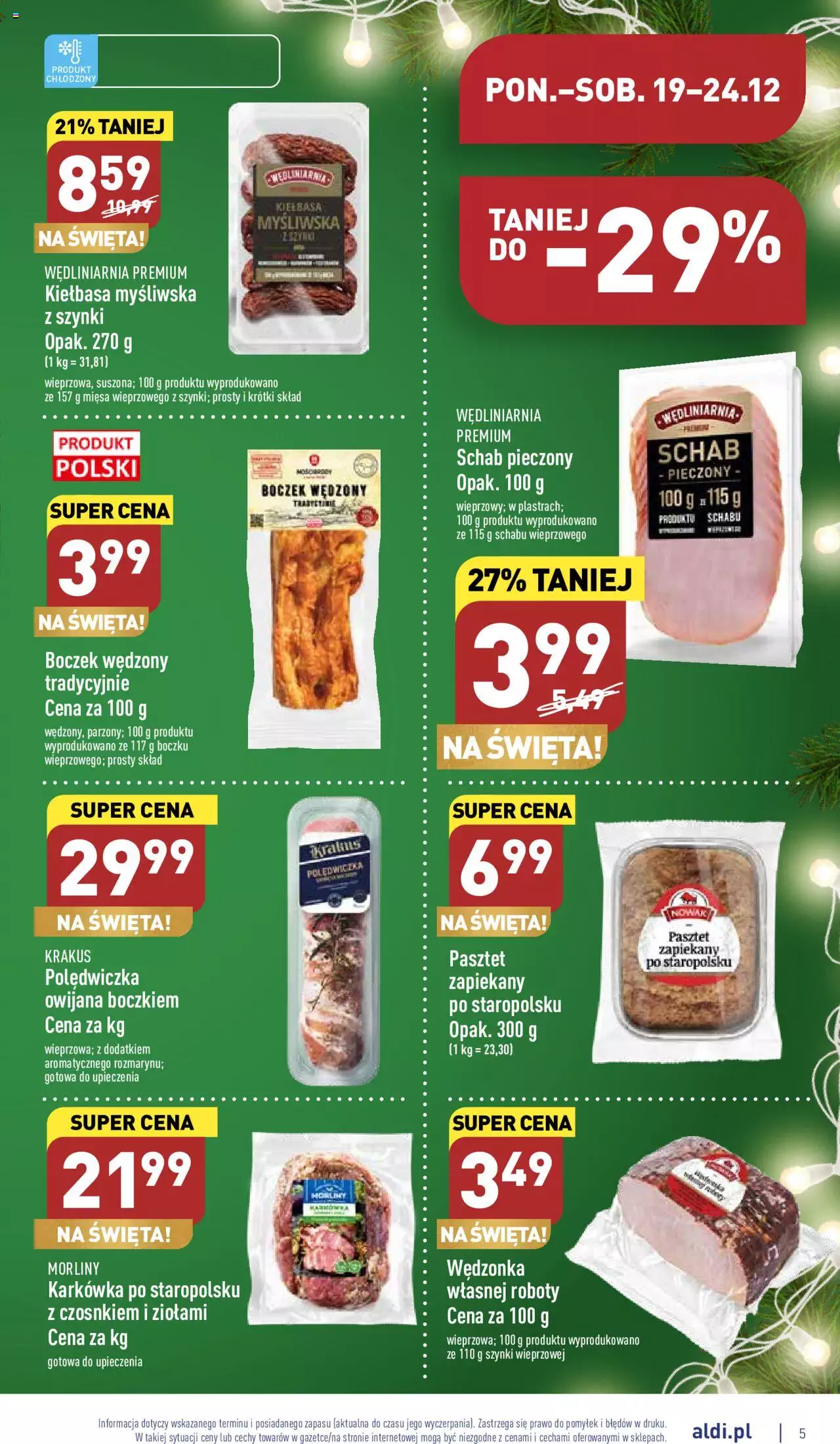 Aldi gazetka ważna od  19.12.2022 do 24.12.2022 strona 5