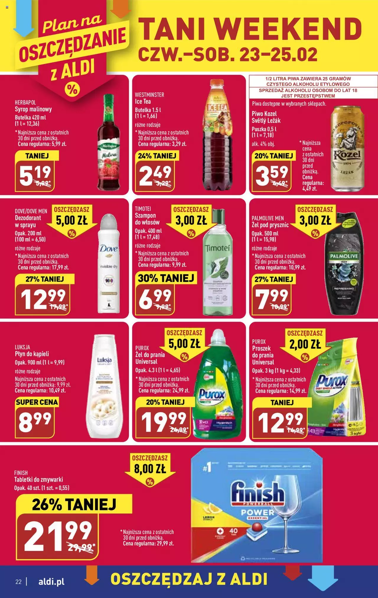 Aldi Gazetka ważna od 20.02.2023 do 25.02.2023 strona 22