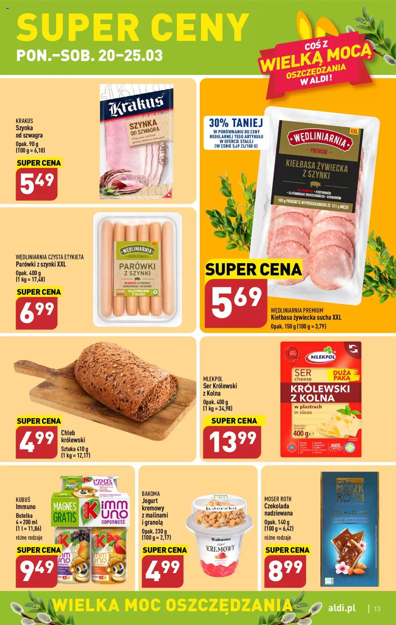 Aldi Gazetka ważna od 20.03.2023 do 25.03.2023 strona 13