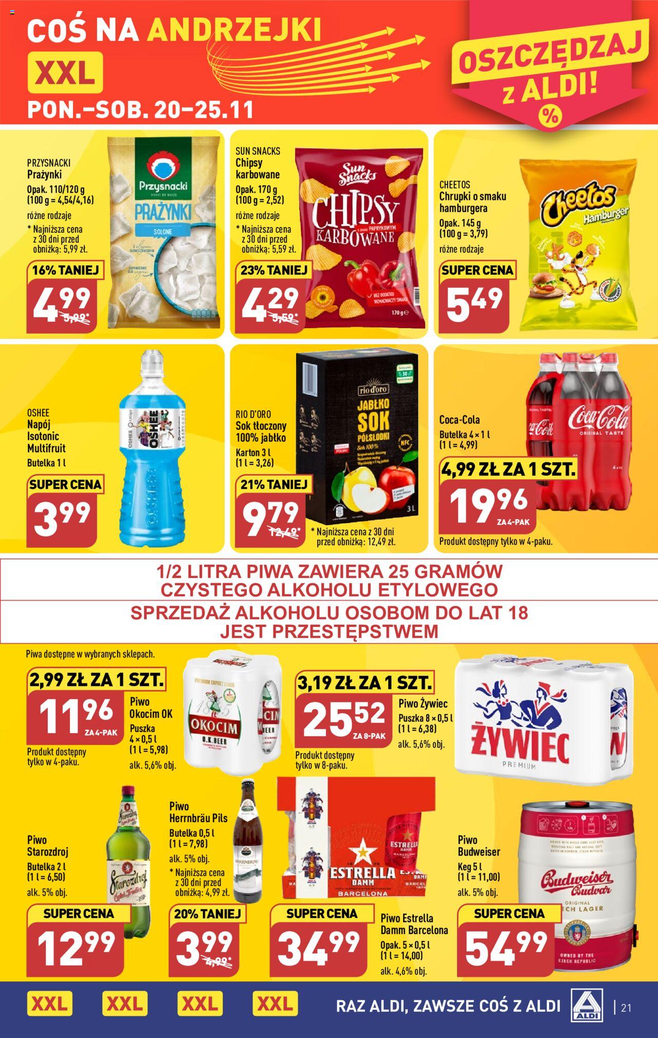 Aldi gazetka ważna od 20.11.2023 do 25.11.2023 strona 21