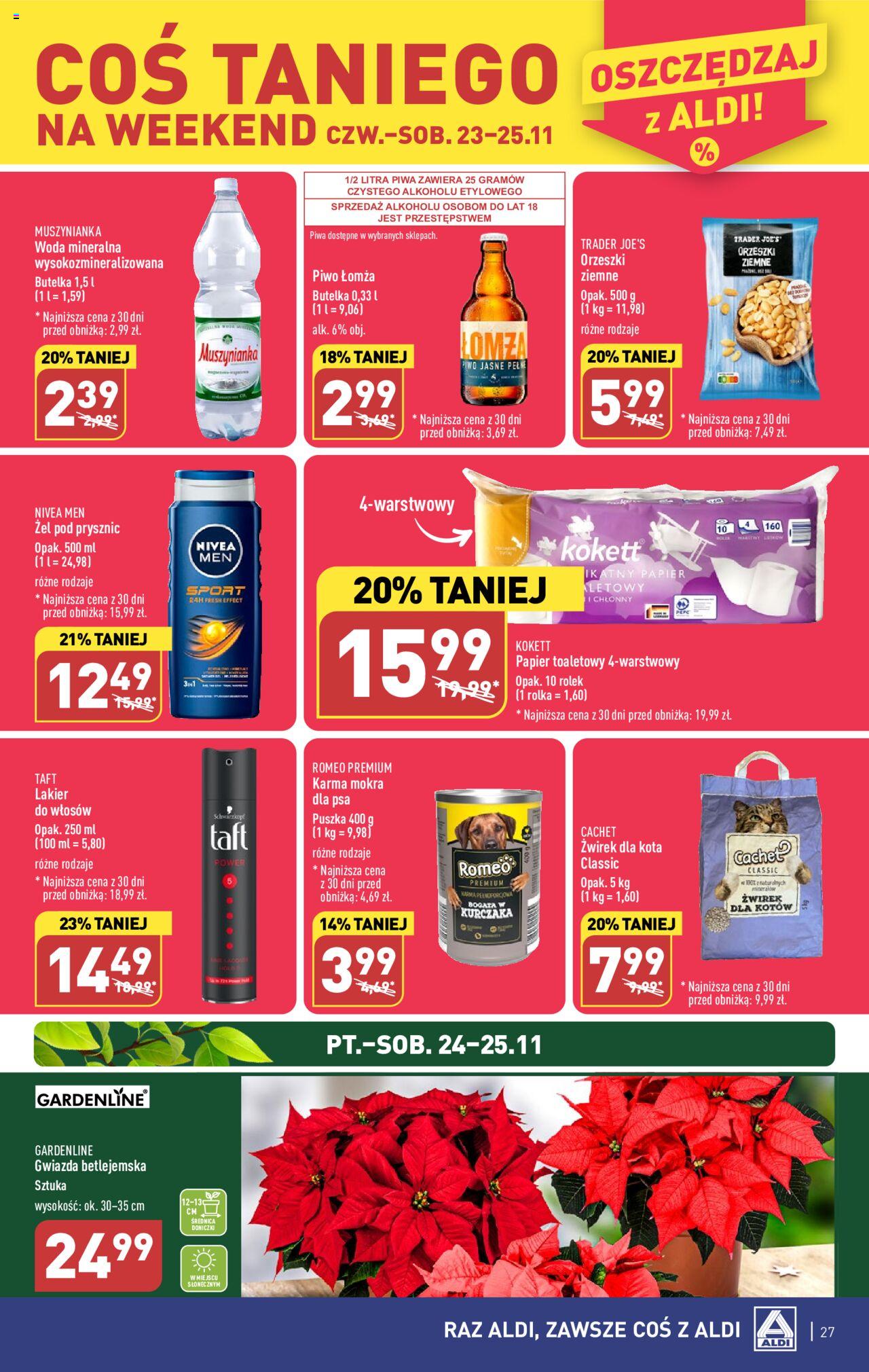 Aldi gazetka ważna od 20.11.2023 do 25.11.2023 strona 27
