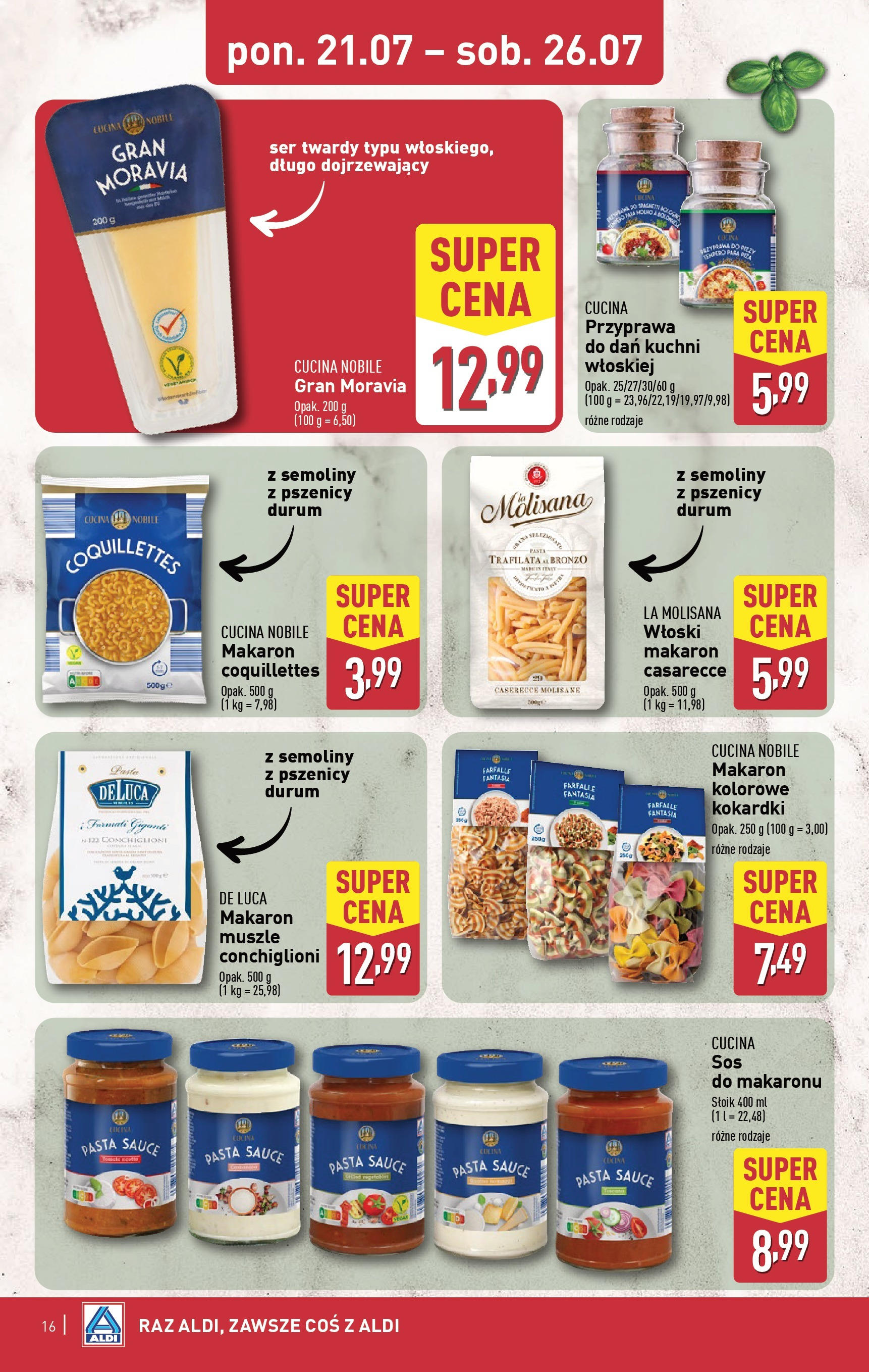 Aldi Gazetka ważna od  21.07.2025 do 26.07.2025 strona 16
