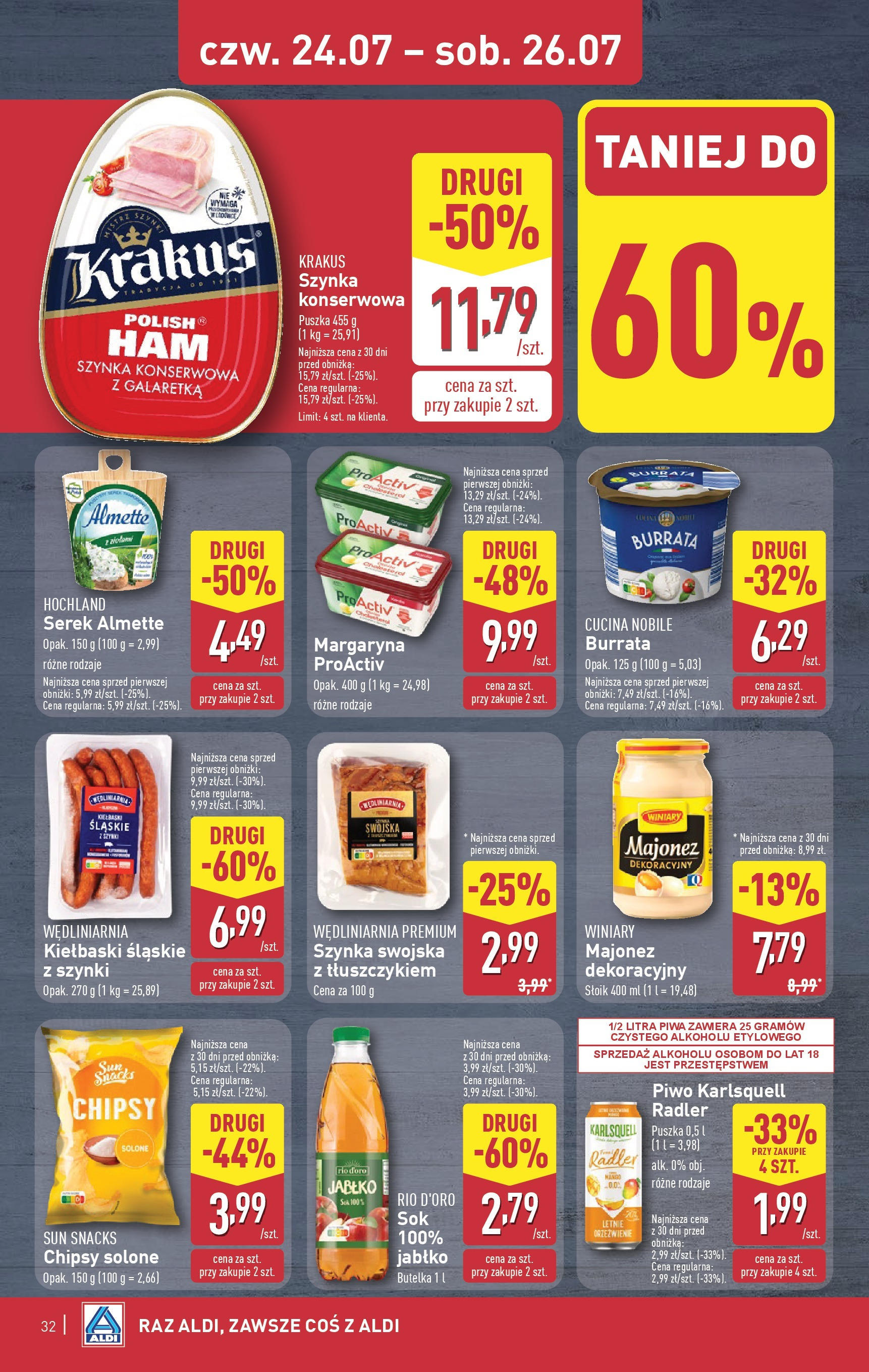 Aldi Gazetka ważna od  21.07.2025 do 26.07.2025 strona 32
