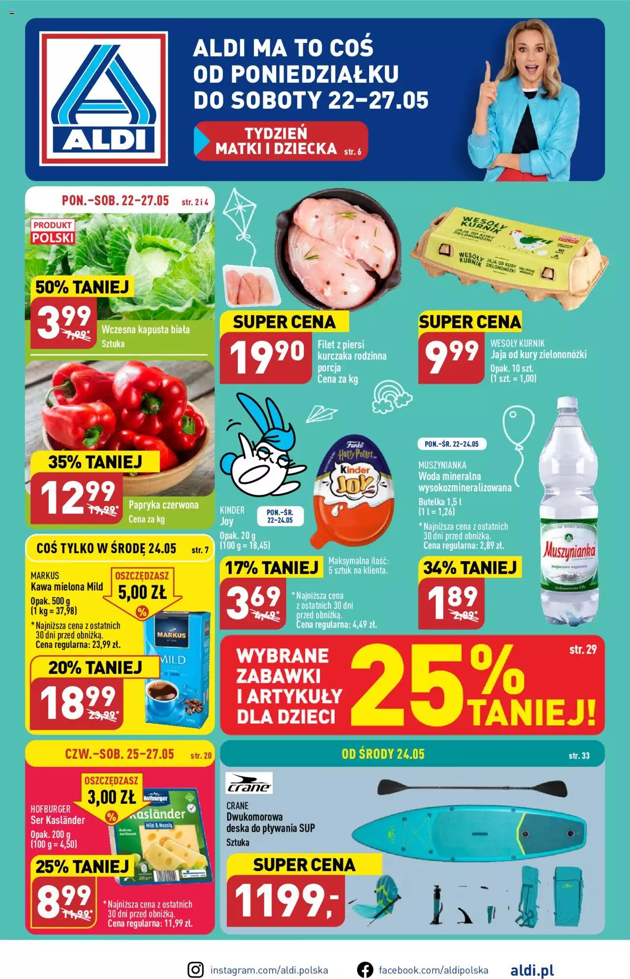 Aldi Gazetka ważna od 22.05.2023 do 27.05.2023 strona 1