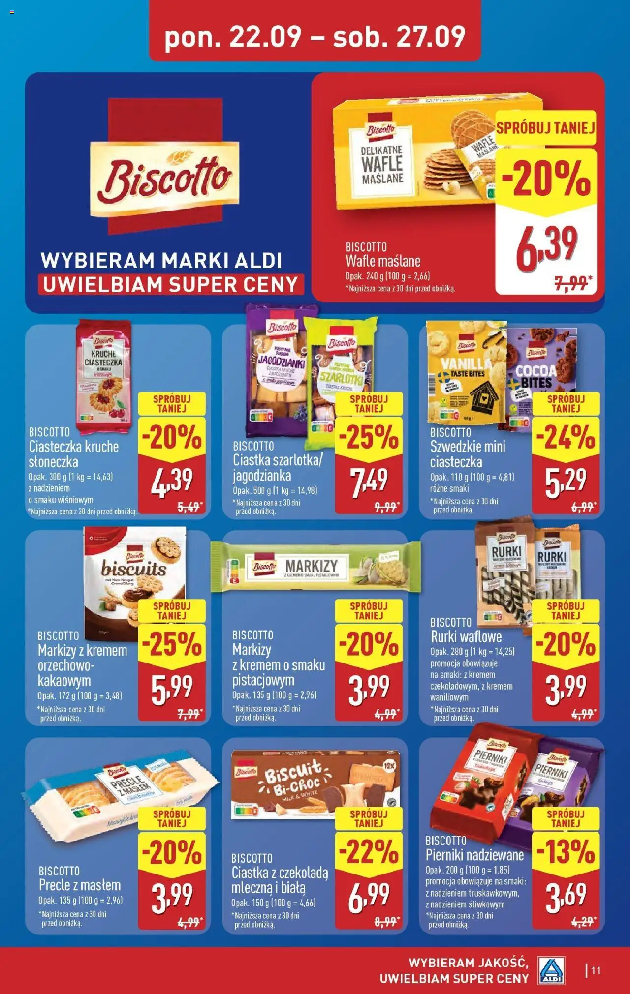 Aldi Gazetka ważna od 22.09.2025 do  27.09.2025 strona 11