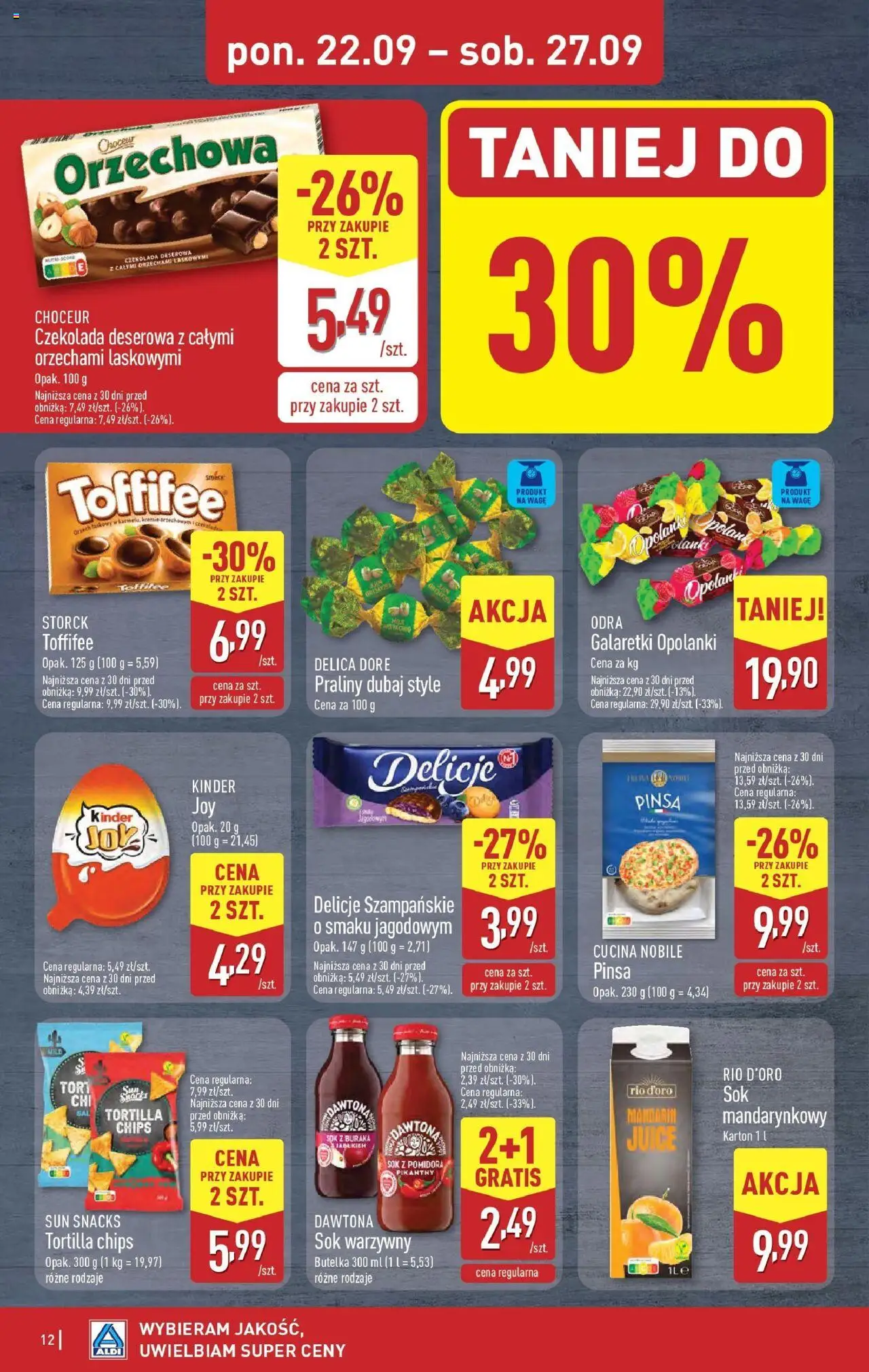 Aldi Gazetka ważna od 22.09.2025 do  27.09.2025 strona 12