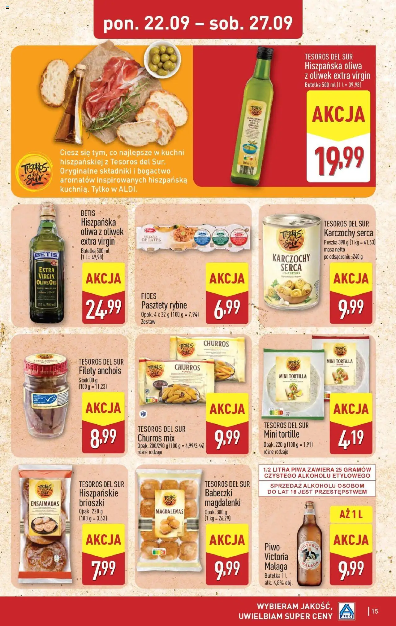 Aldi Gazetka ważna od 22.09.2025 do  27.09.2025 strona 15