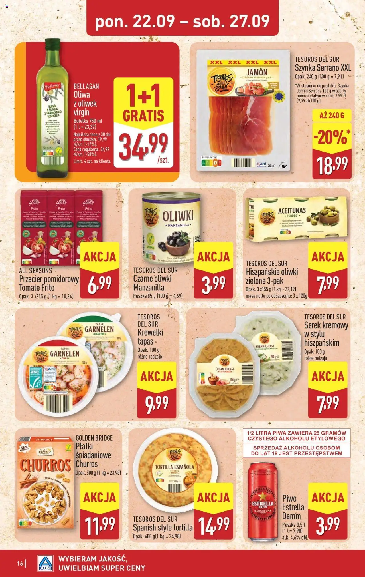 Aldi Gazetka ważna od 22.09.2025 do  27.09.2025 strona 16