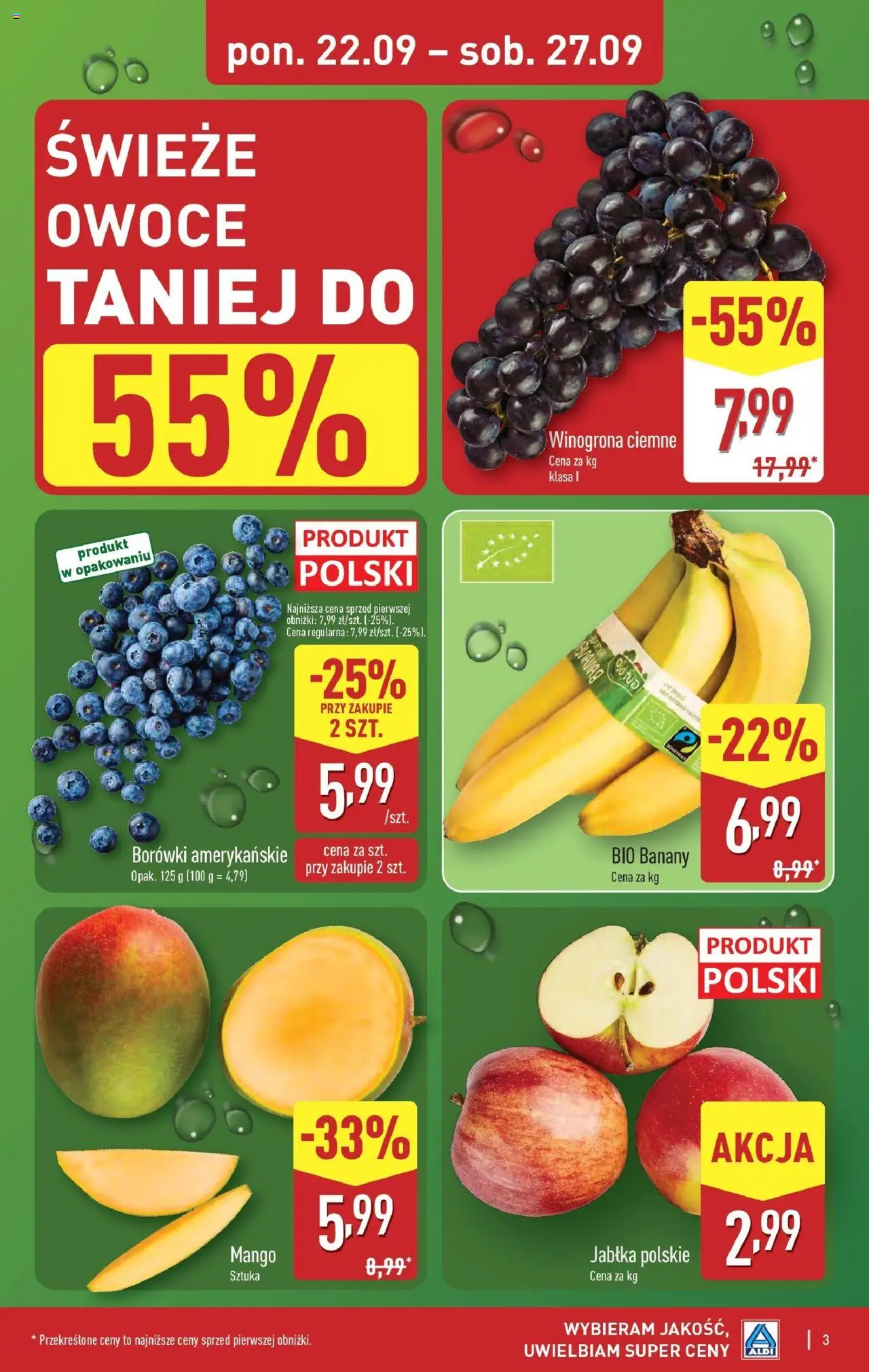 Aldi Gazetka ważna od 22.09.2025 do  27.09.2025 strona 3