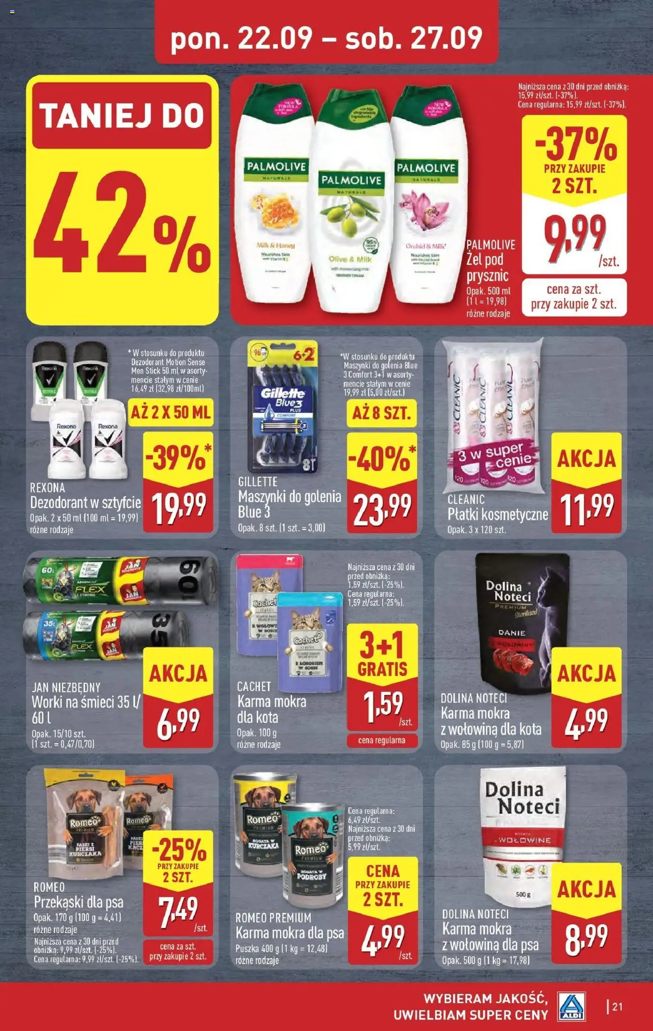 Aldi Gazetka ważna od 22.09.2025 do  27.09.2025 strona 21