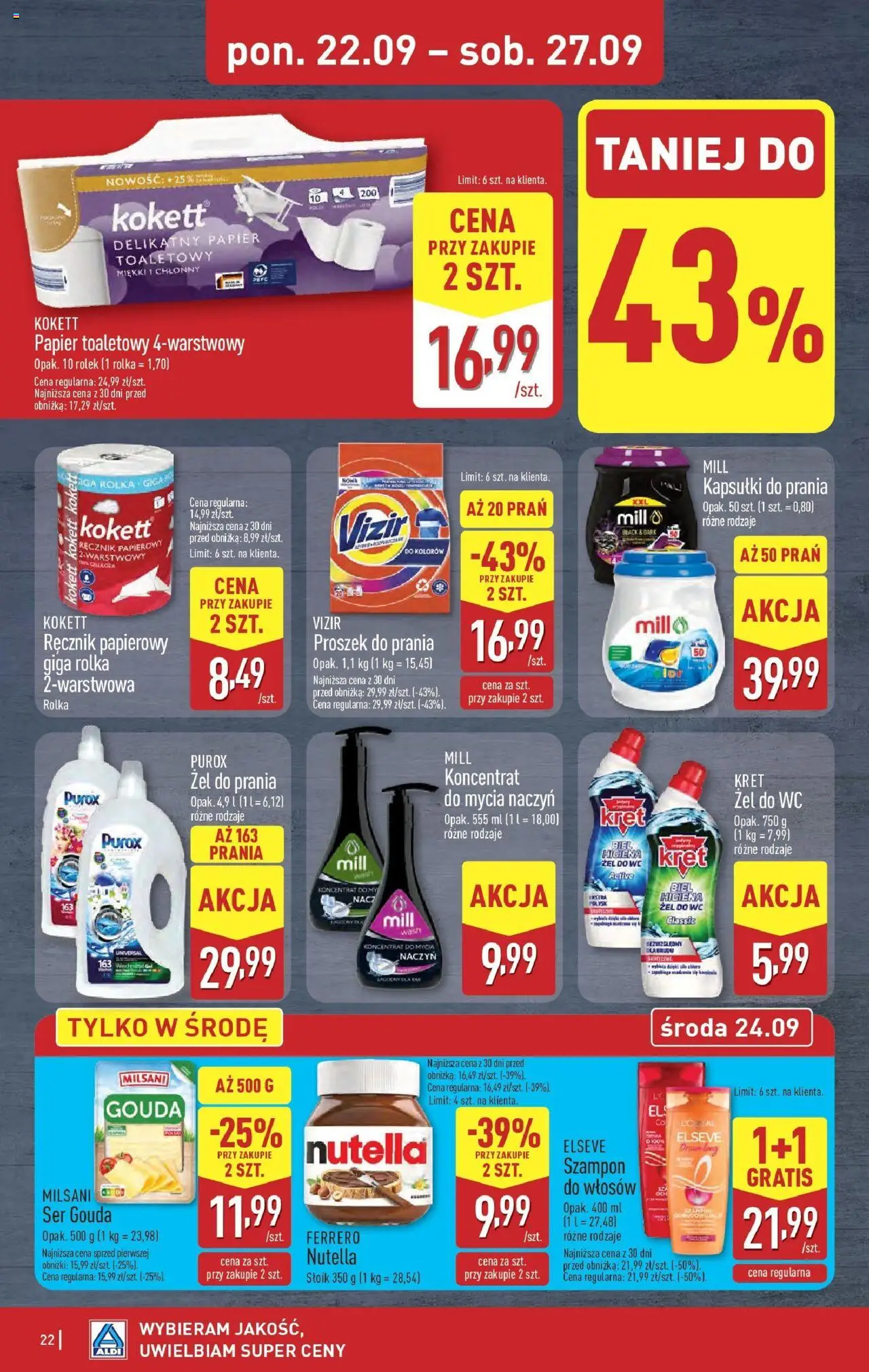 Aldi Gazetka ważna od 22.09.2025 do  27.09.2025 strona 22