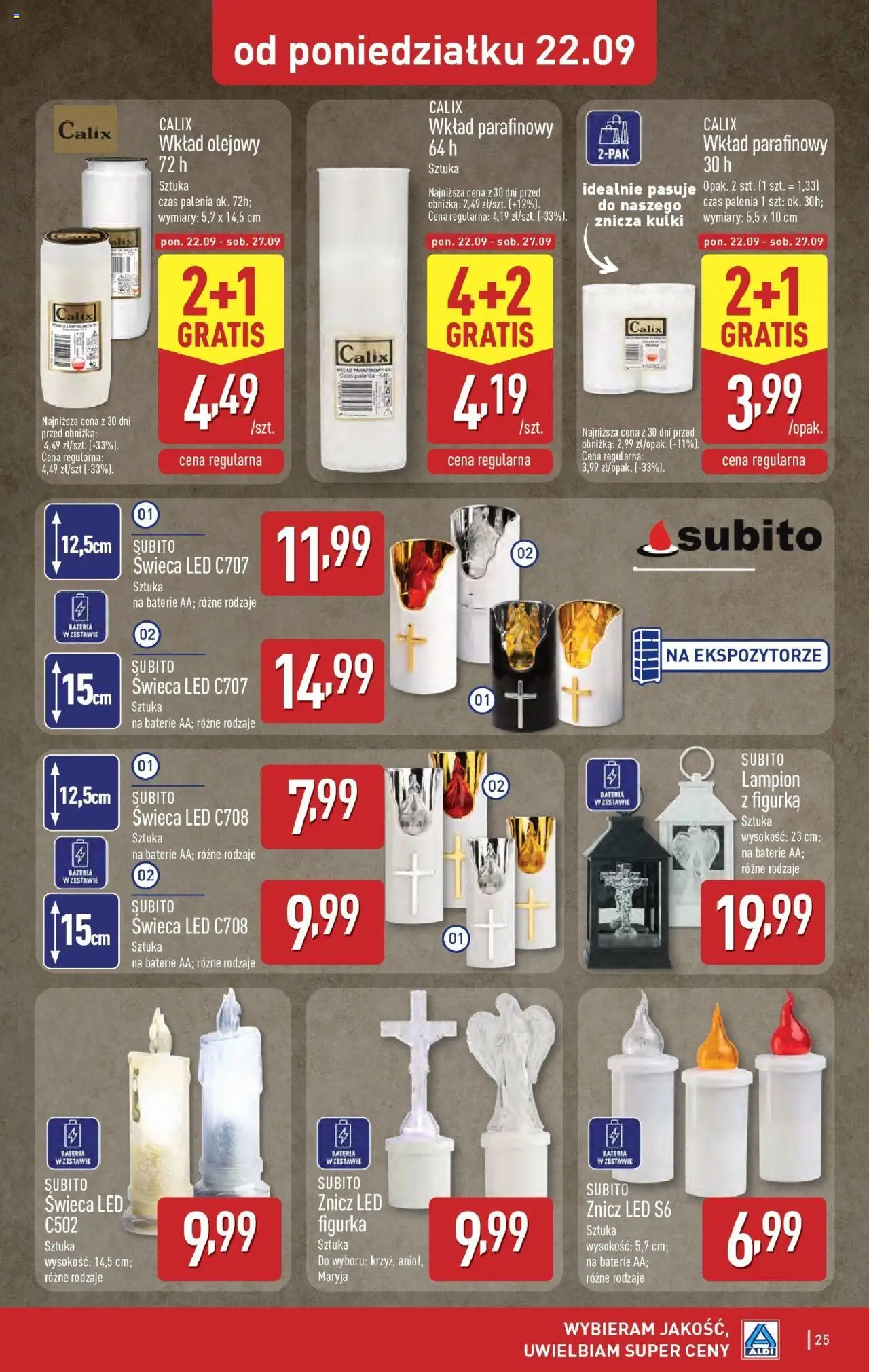 Aldi Gazetka ważna od 22.09.2025 do  27.09.2025 strona 25