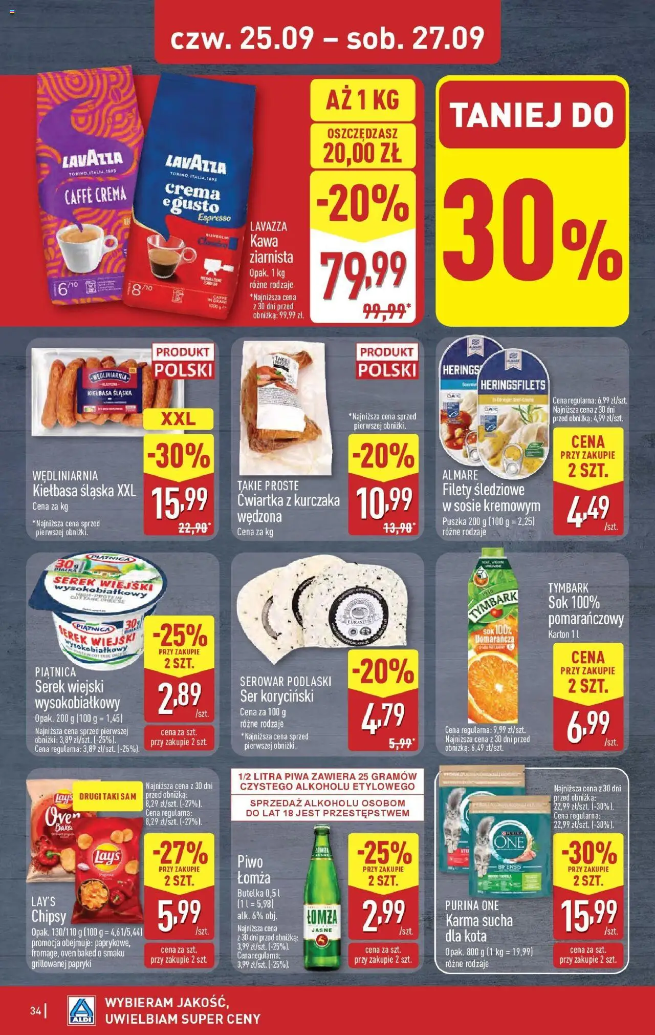 Aldi Gazetka ważna od 22.09.2025 do  27.09.2025 strona 34
