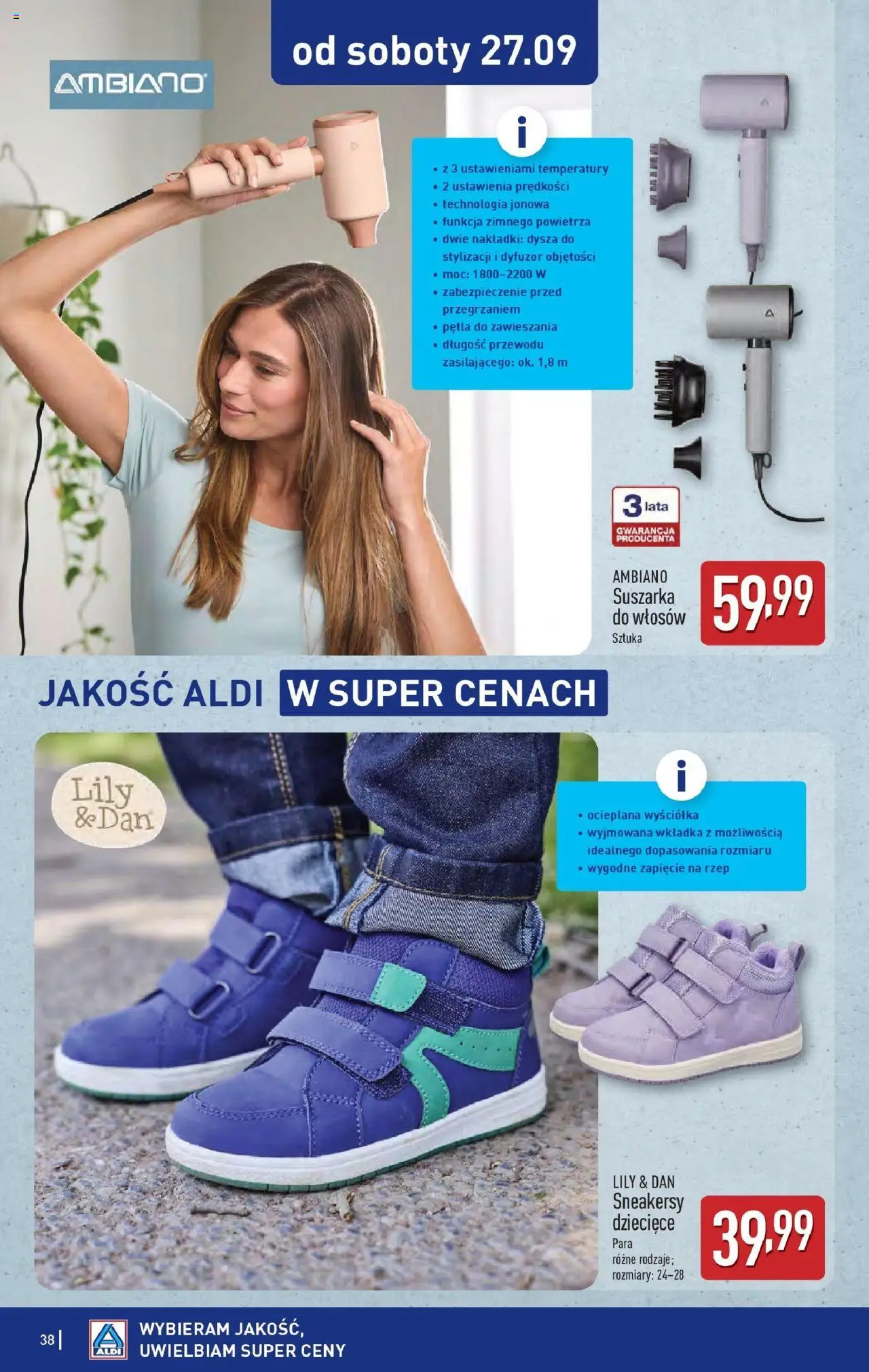 Aldi Gazetka ważna od 22.09.2025 do  27.09.2025 strona 38