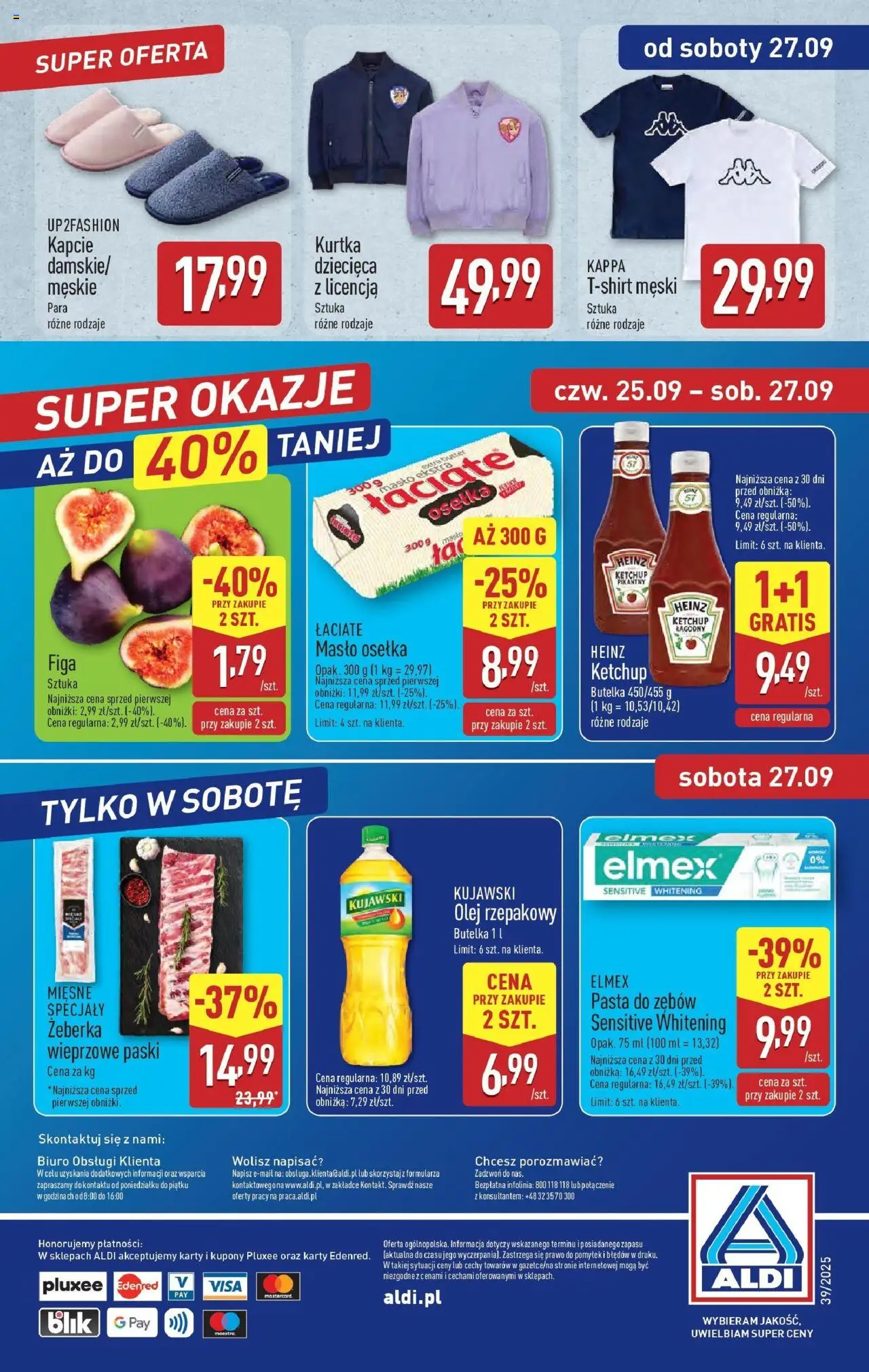 Aldi Gazetka ważna od 22.09.2025 do  27.09.2025 strona 39