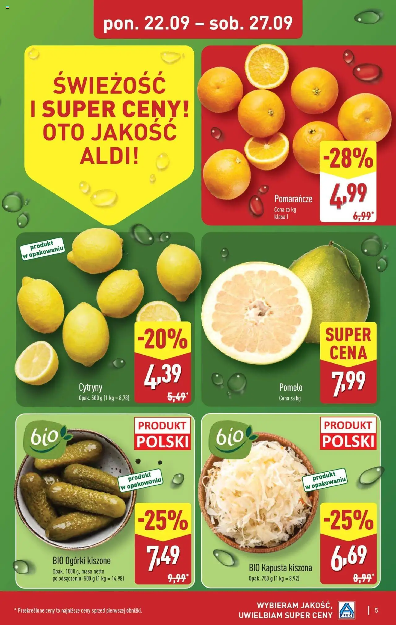 Aldi Gazetka ważna od 22.09.2025 do  27.09.2025 strona 5