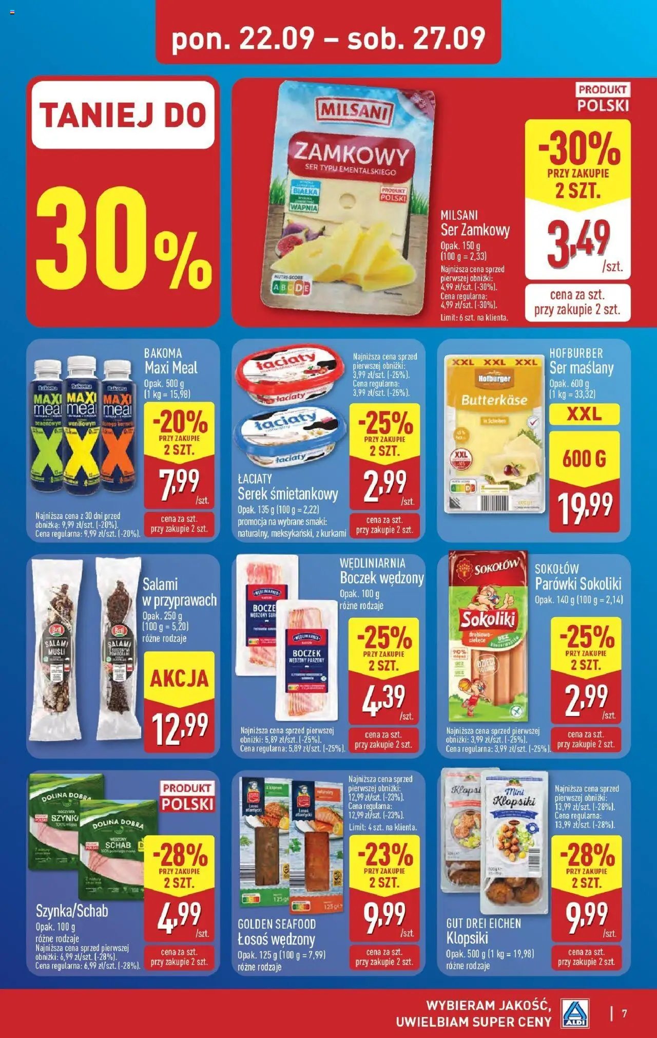 Aldi Gazetka ważna od 22.09.2025 do  27.09.2025 strona 7